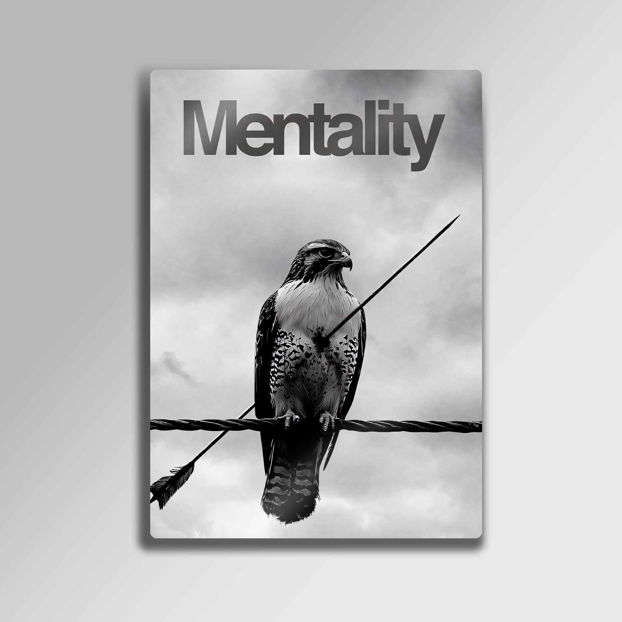 Mentality Motivasyon - Metal Tablo