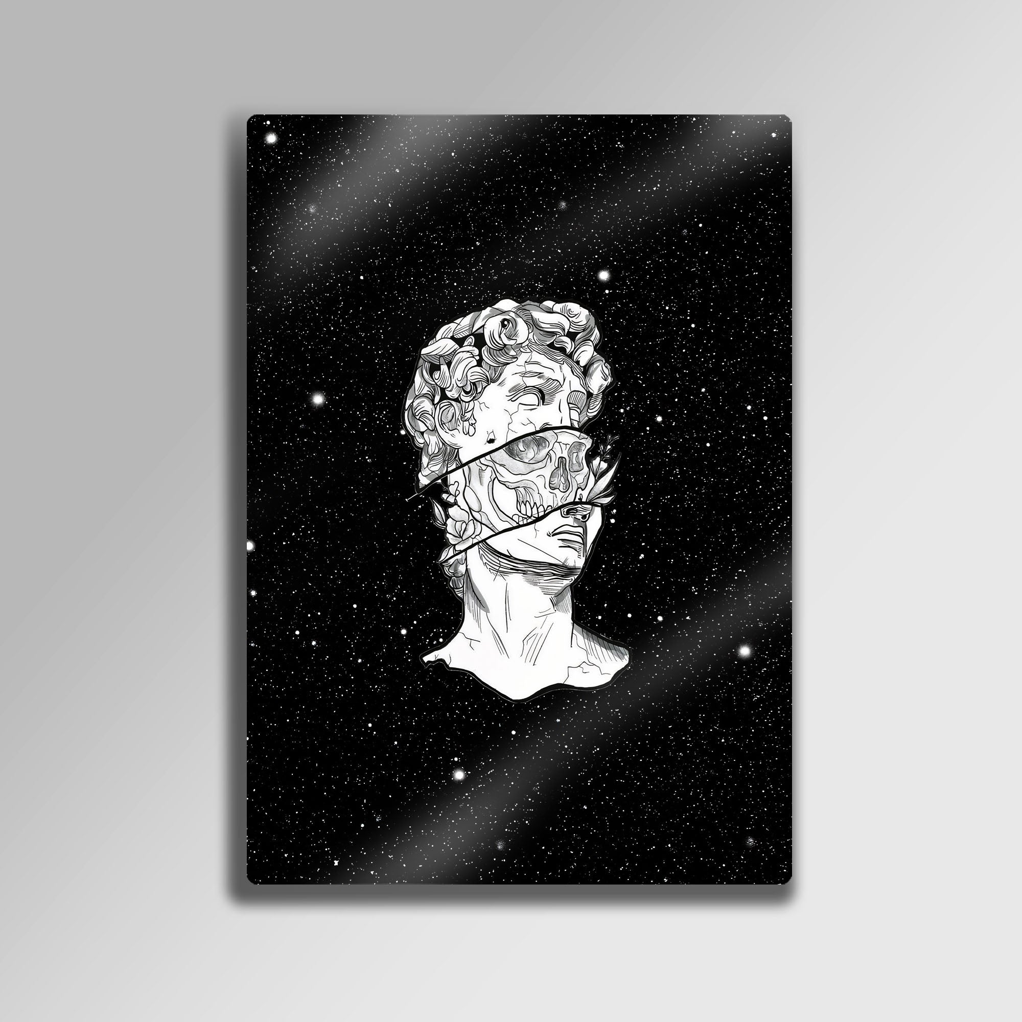 Kozmik Çürüme Heykel - Metal Tablo