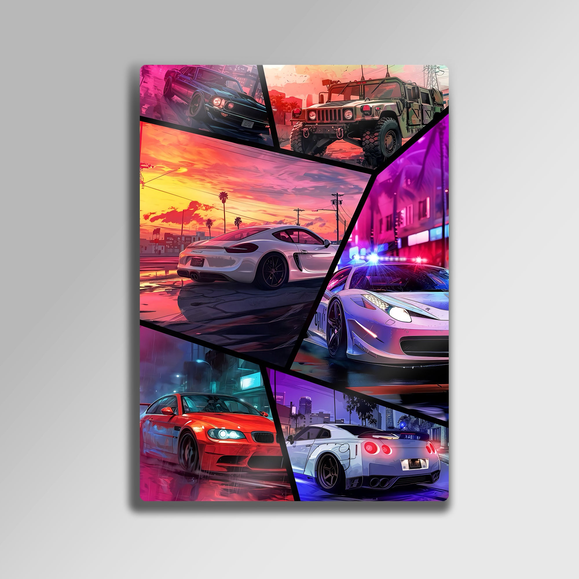 Car Style - Metal Tablo