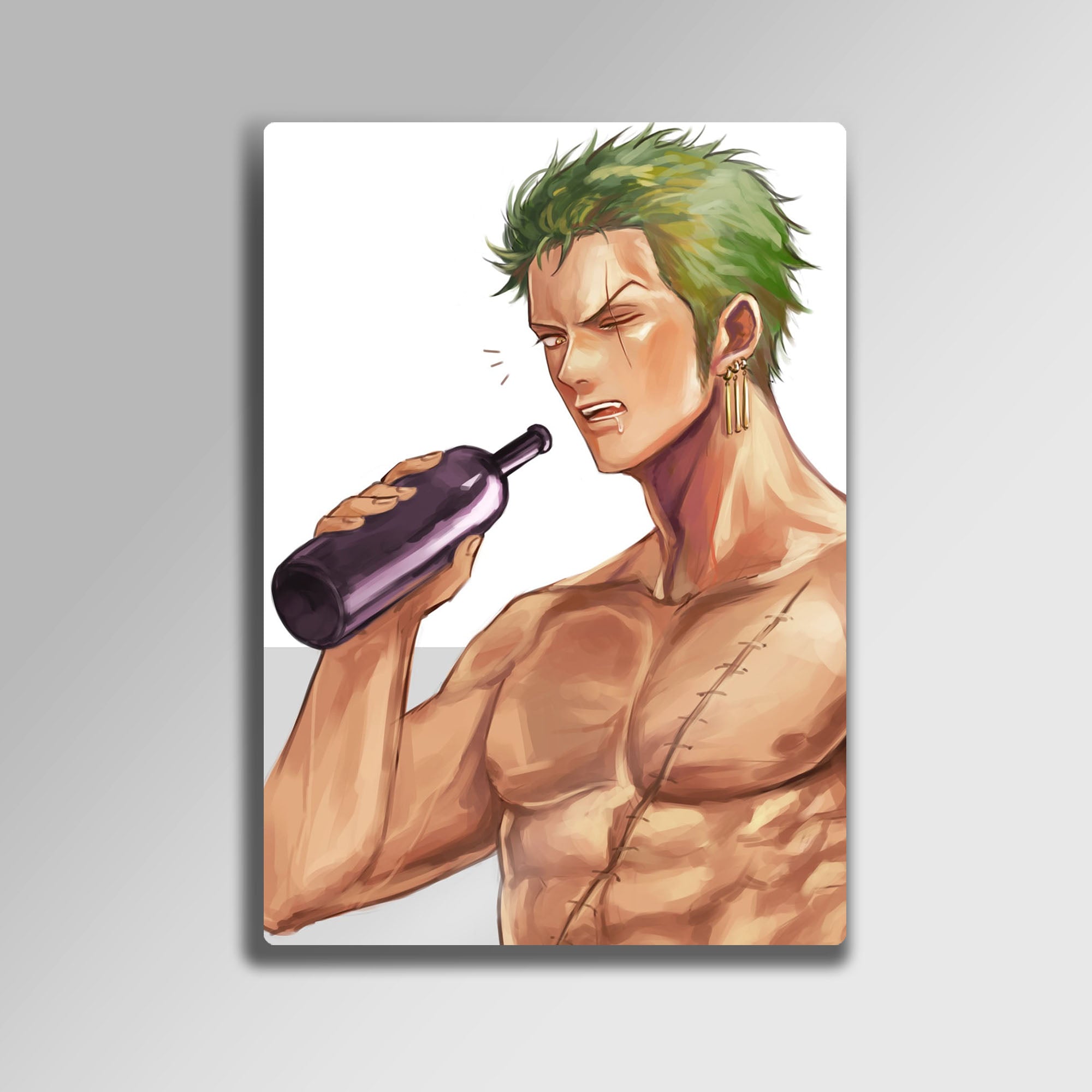 One Piece Roronoa Zoro - Metal Tablo