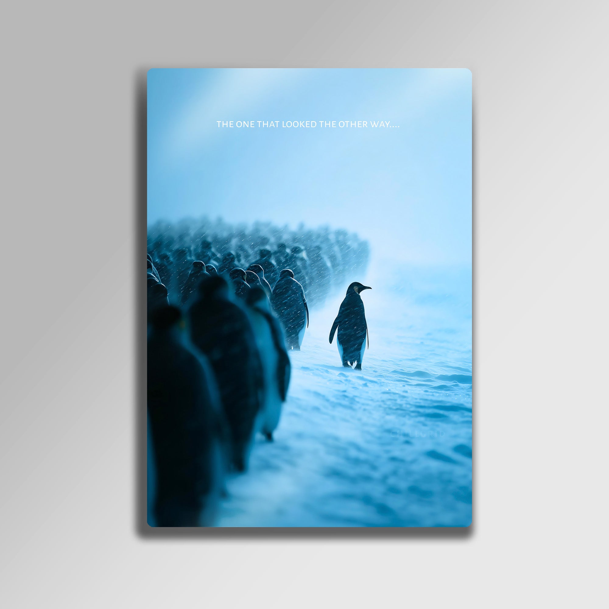 But Why, Nihilist Penguen, Penguin Motivasyon - Metal Tablo