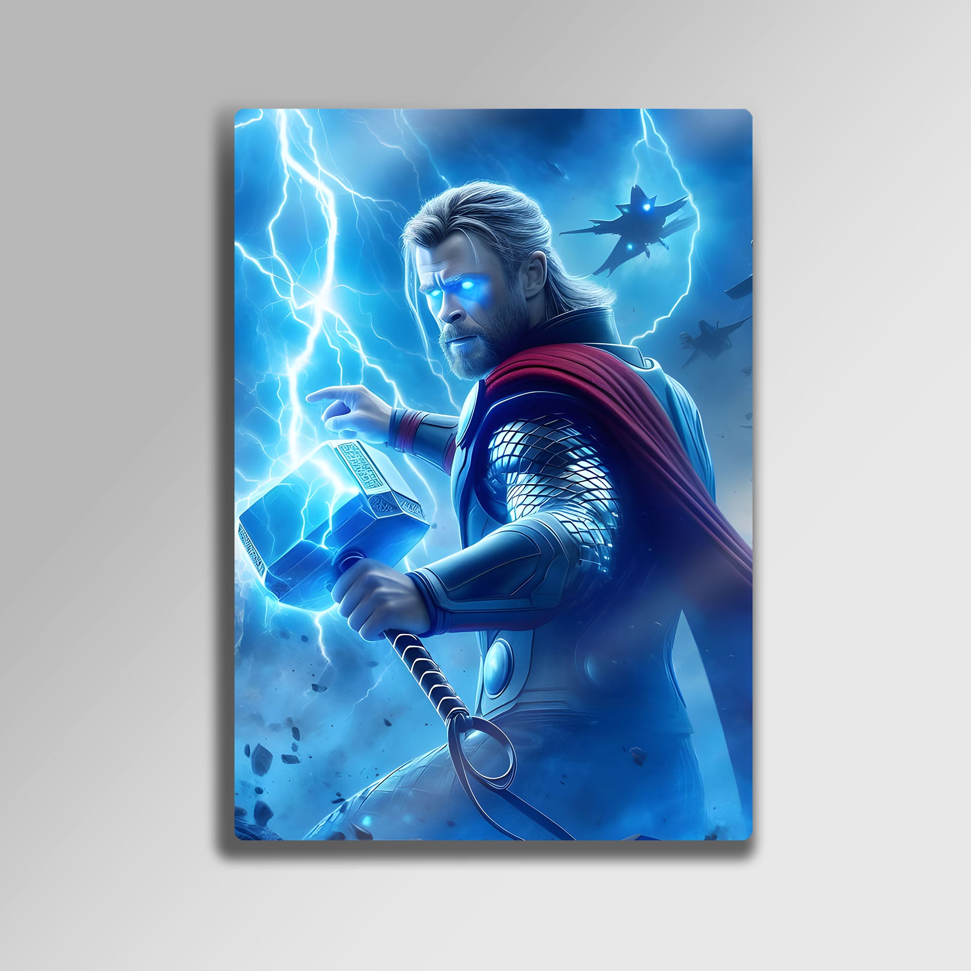 Marvel Thor Şimşek Tanrısı - Metal Tablo