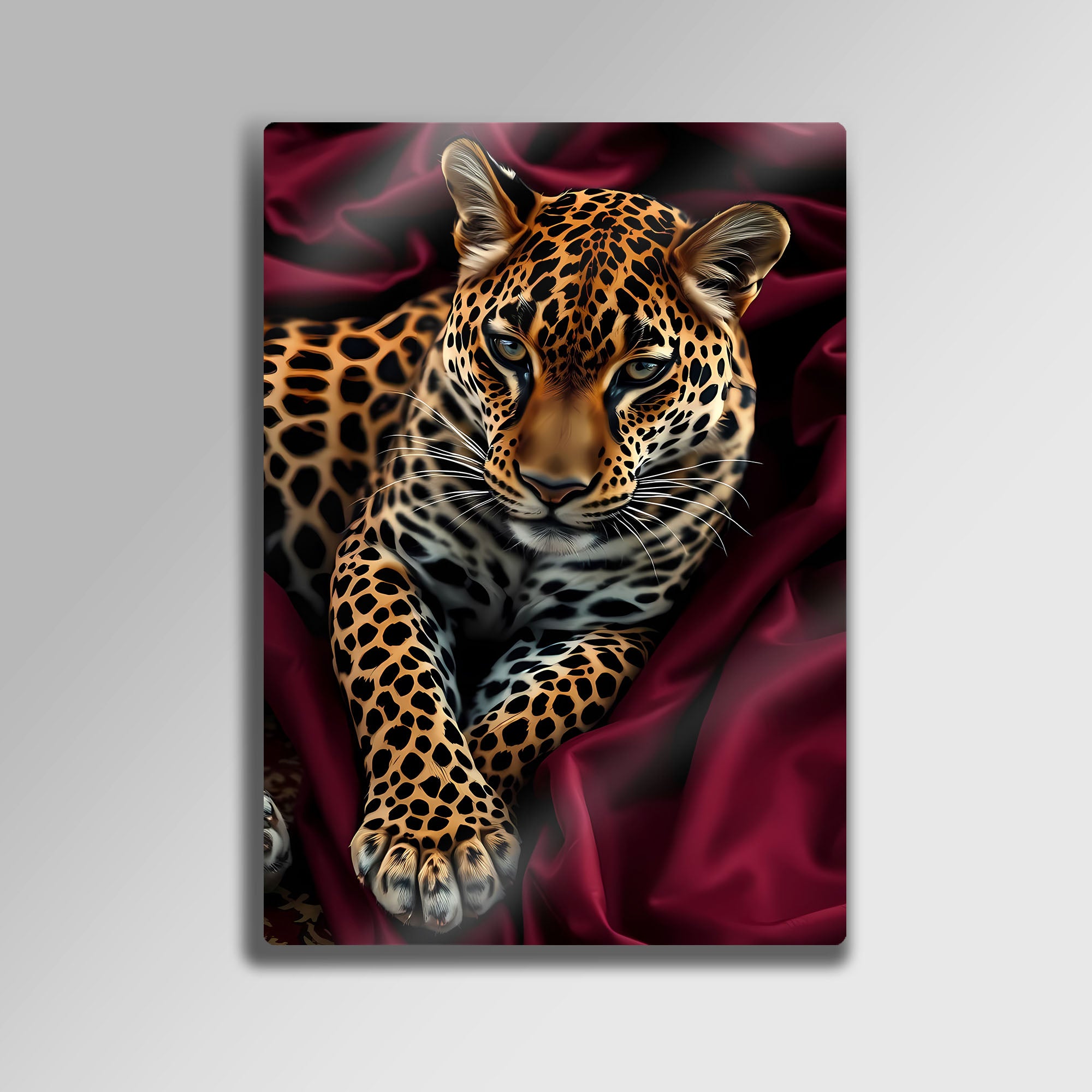 Lüks Leopar - Metal Tablo