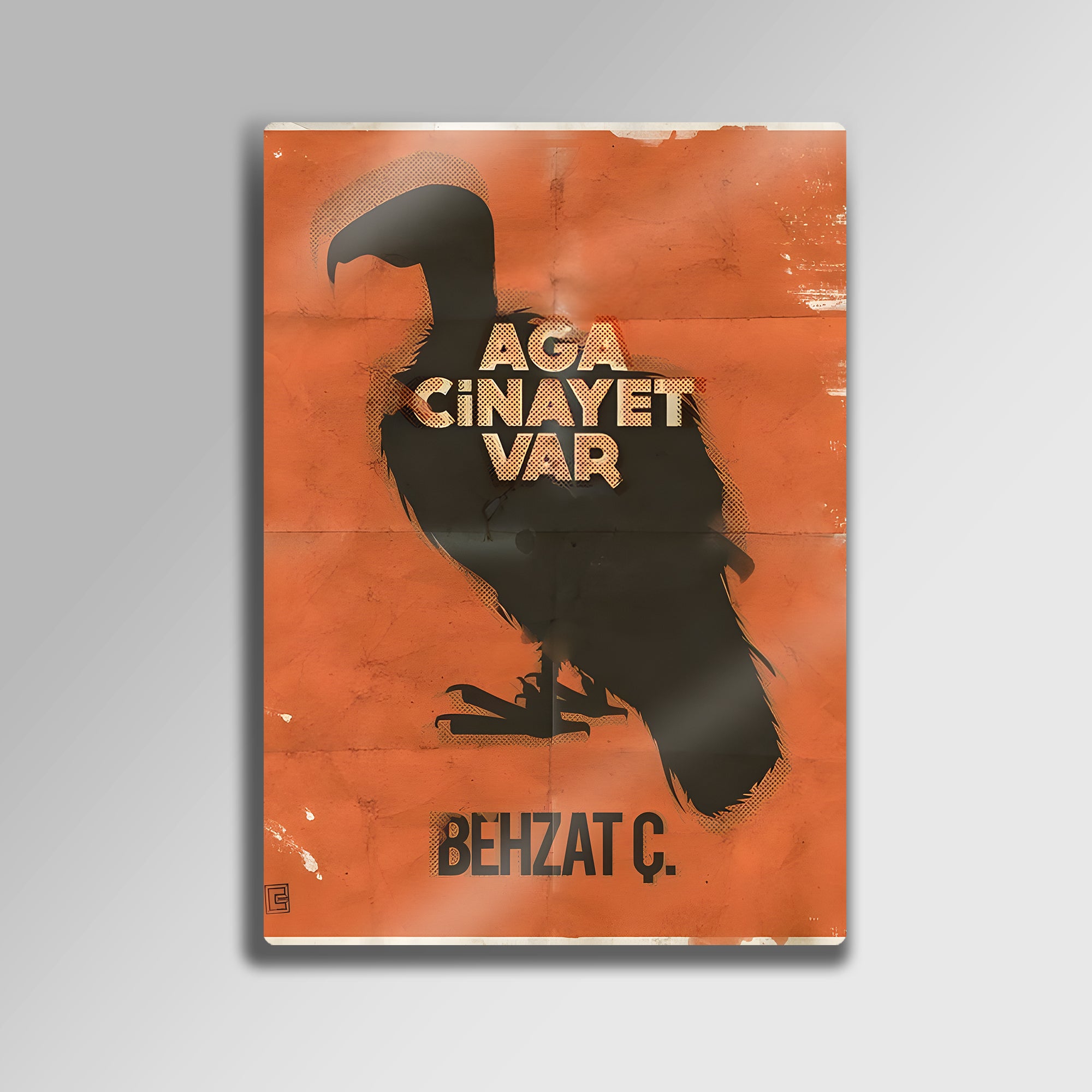 Akbaba Tablosu Aga Cinayet Var Replik - Metal Tablo