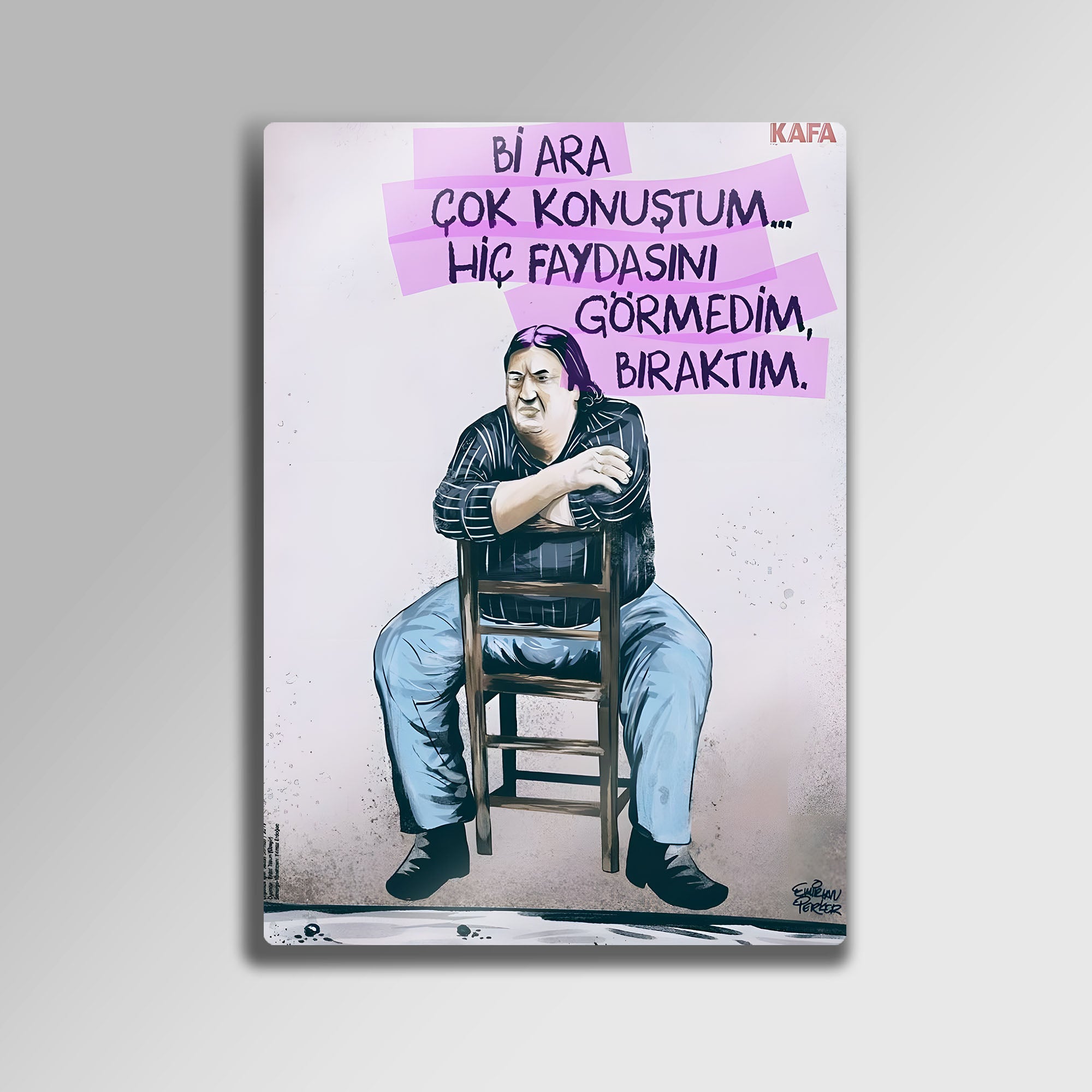 Organize İşler - Metal Tablo