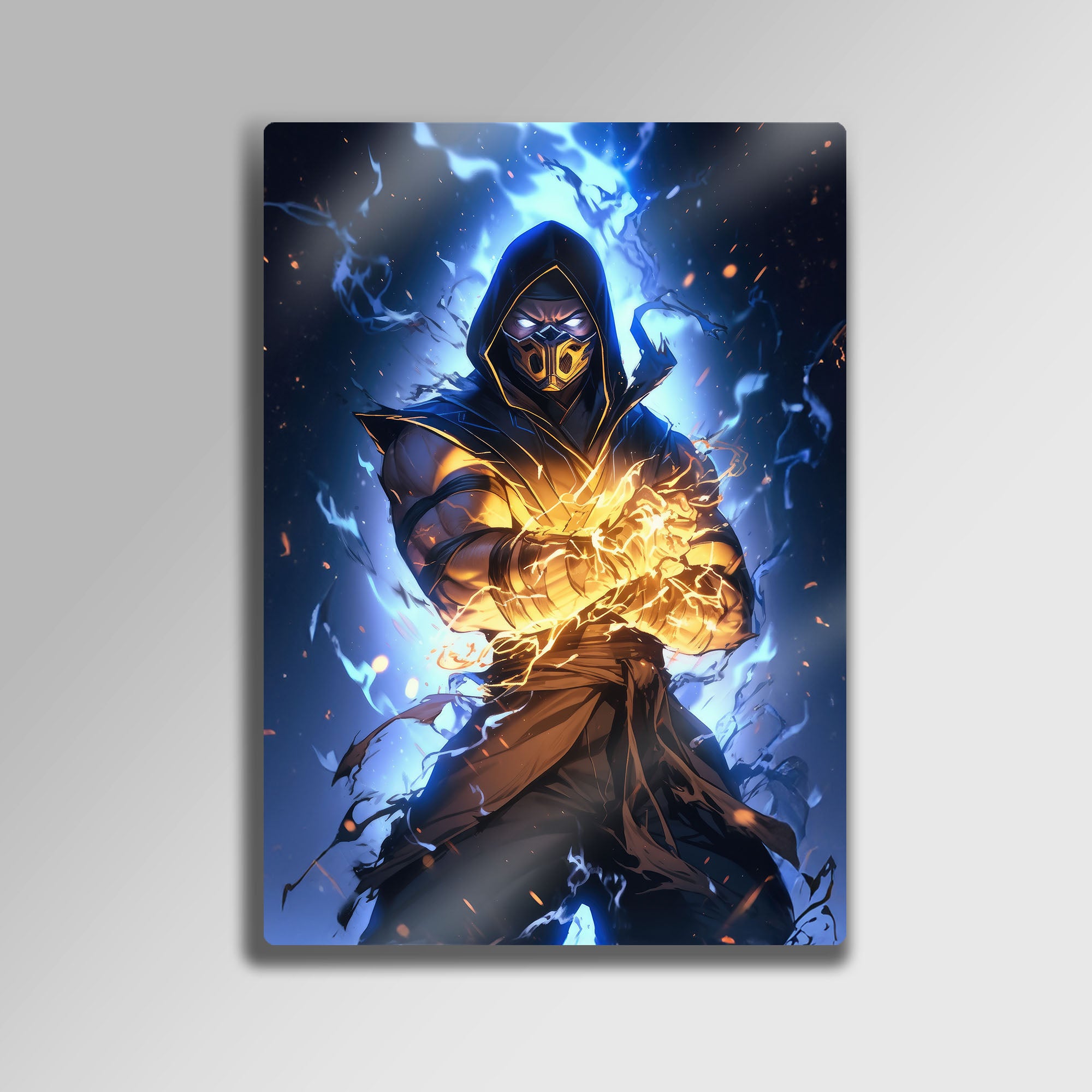 Mortal Kombat Scorpion - Metal Tablo