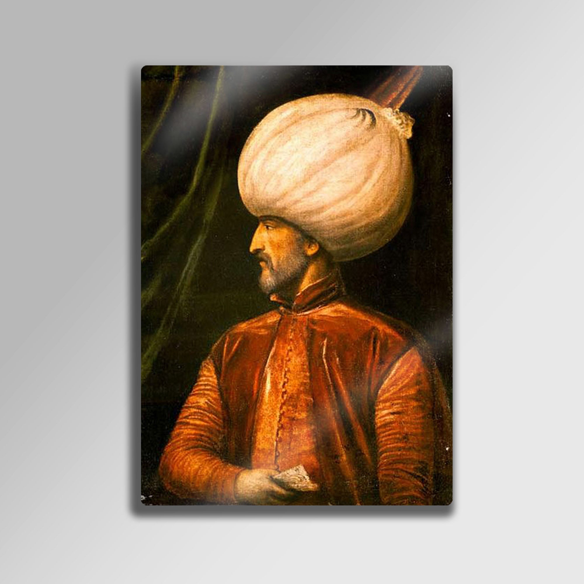 Kanuni Sultan Süleyman - Metal Tablo