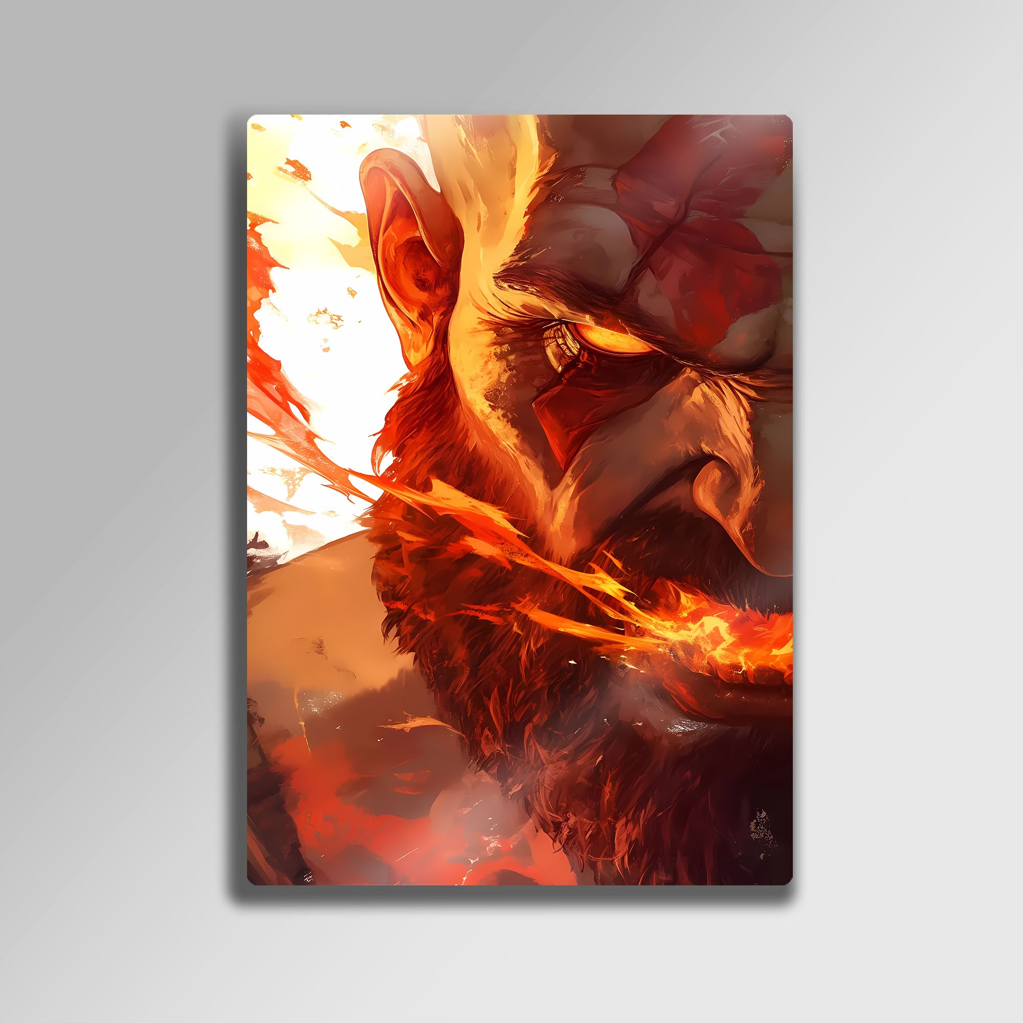 Kratos God of War - Metal Tablo