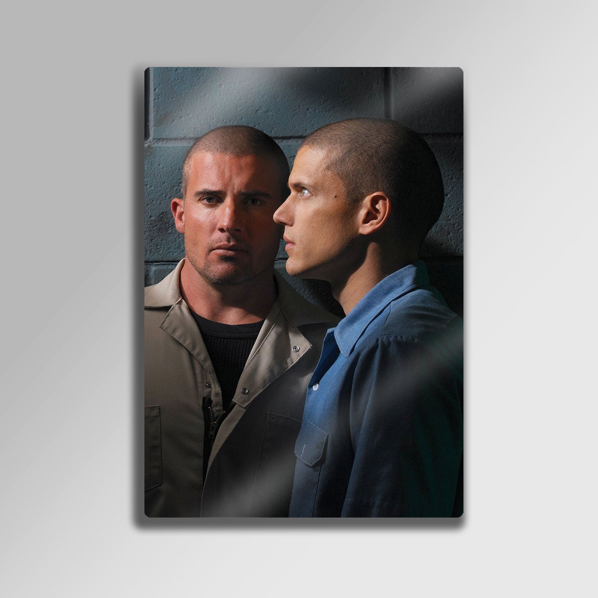 Prison Break Michael Scofield & Lincoln Burrows - Metal Tablo