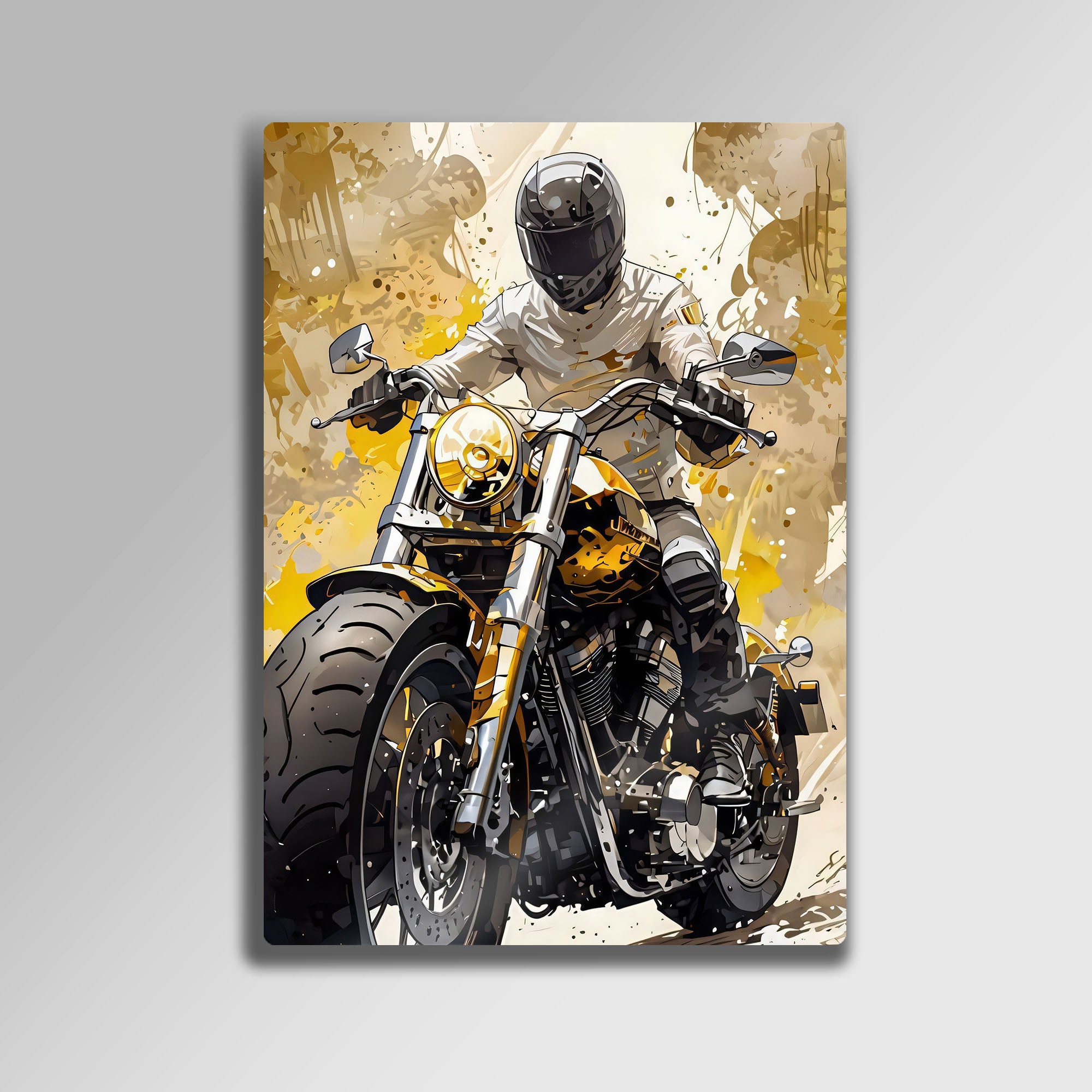 Özgür Ruh Motorcu - Metal Tablo