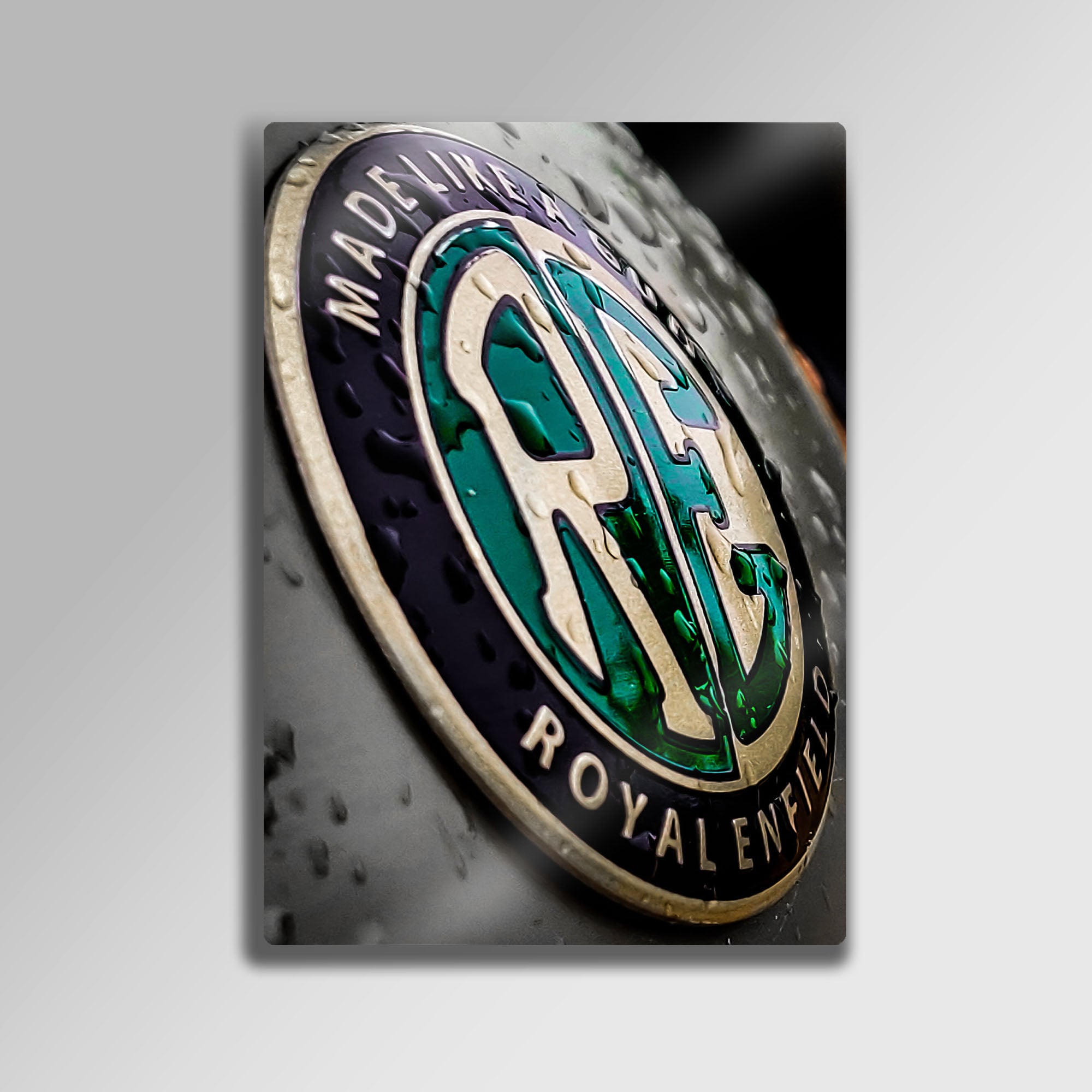 Royal Enfield Logosu - Metal Tablo