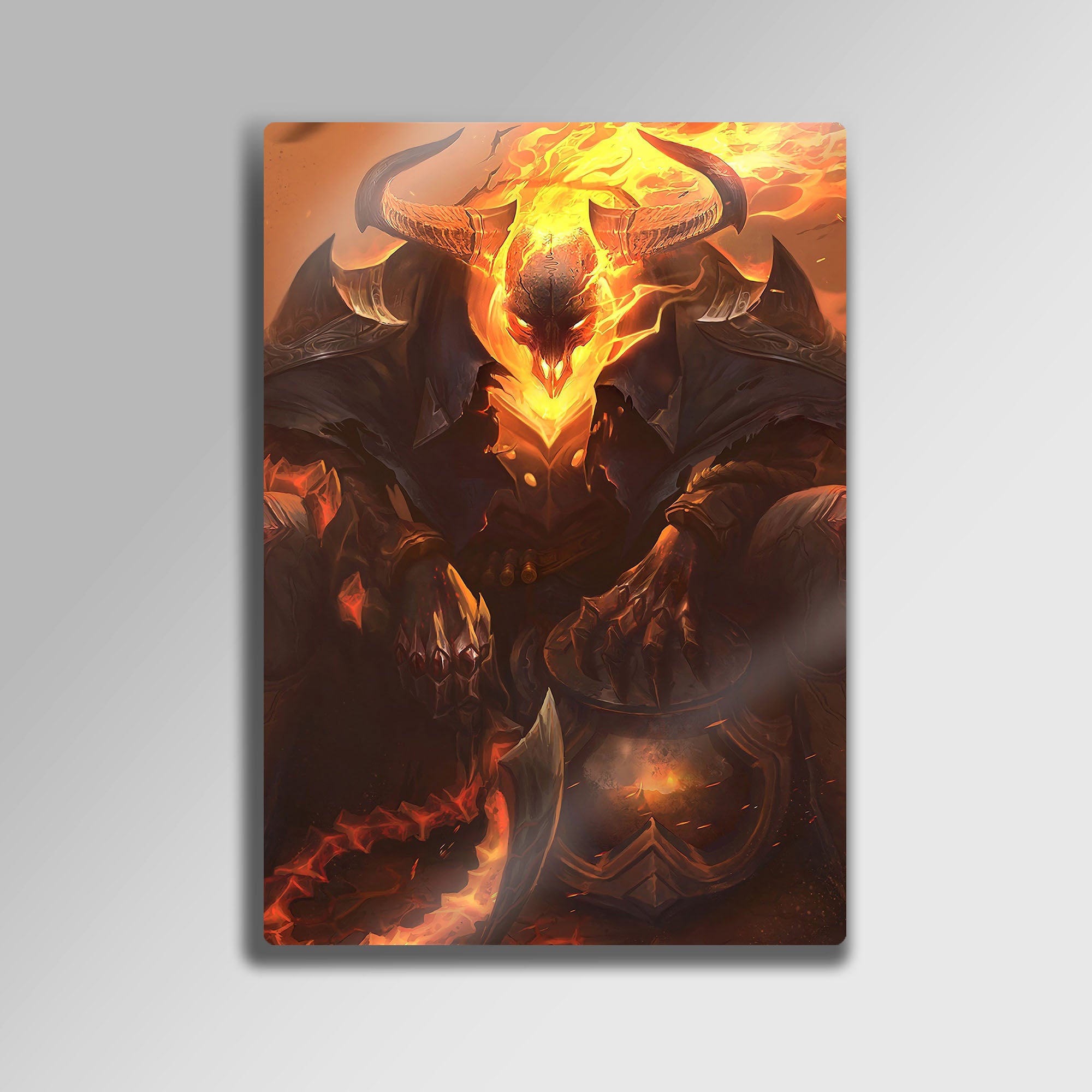 Vahşi Batılı Thresh - Metal Tablo