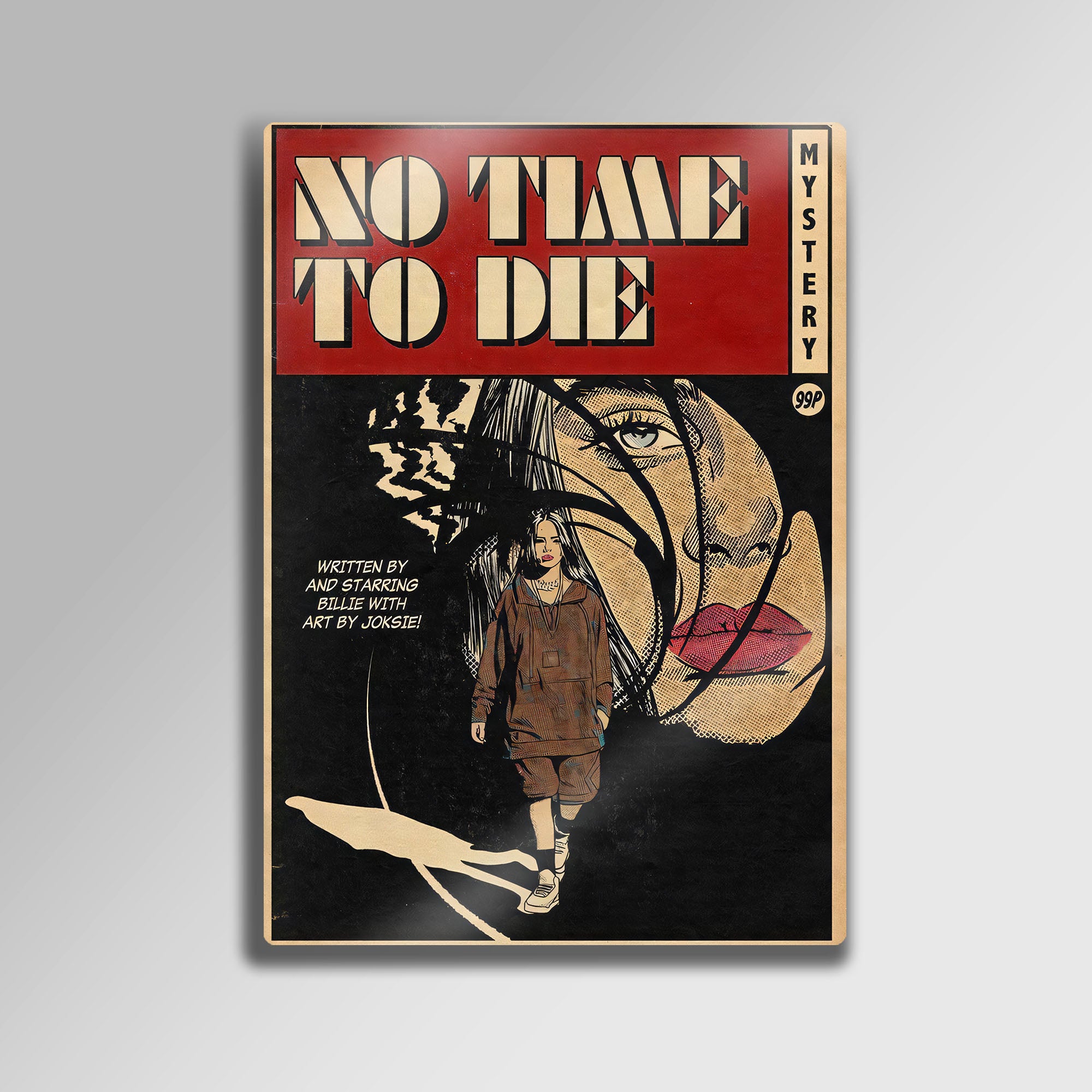 Billie Eilish, No Time To Die - Metal Tablo