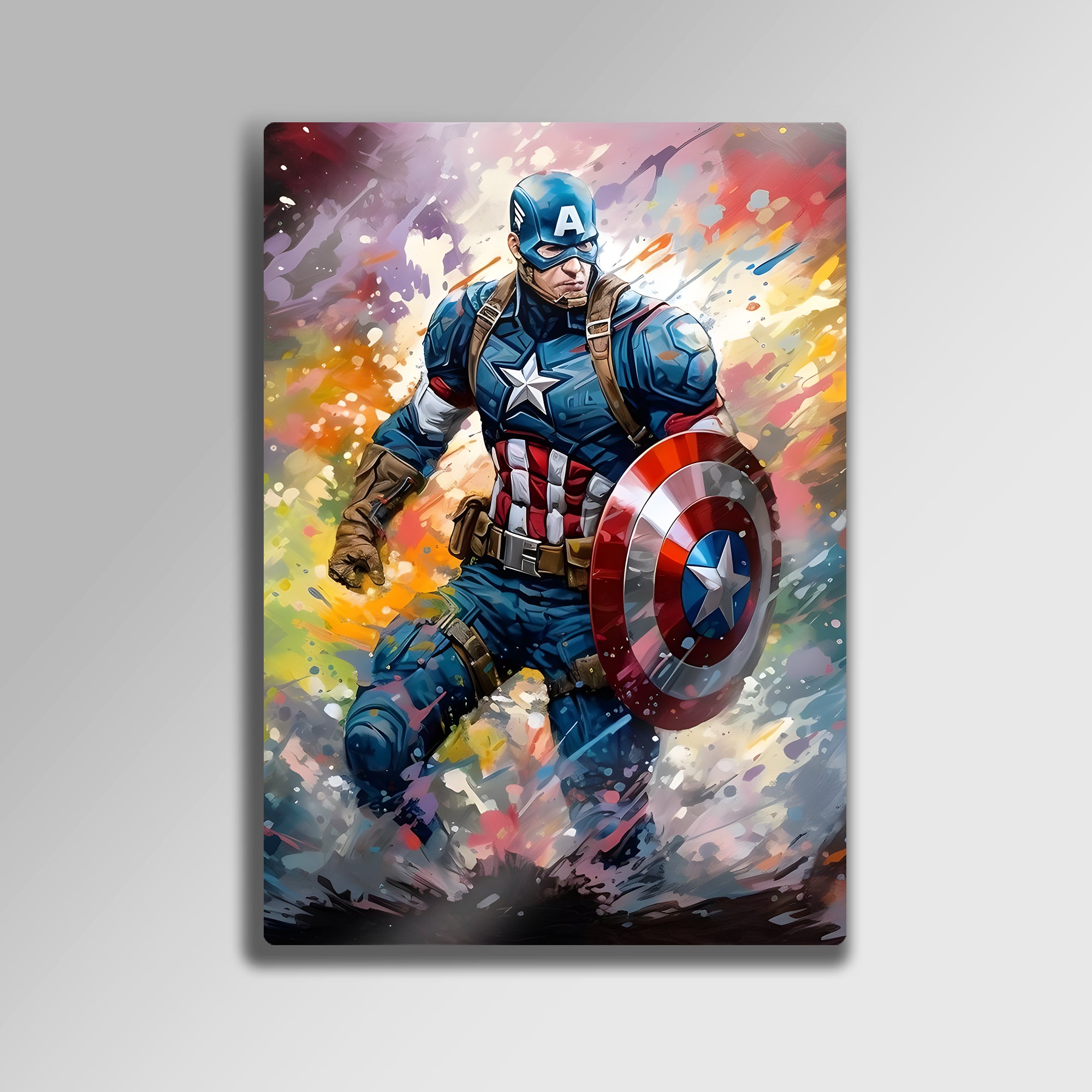 Kaptan Amerika - Metal Tablo