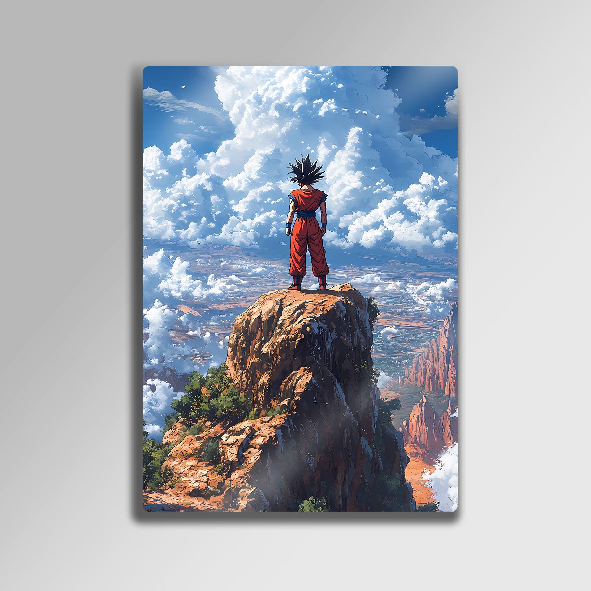 Goku, Dragon Ball Super Saiyan - Metal Tablo