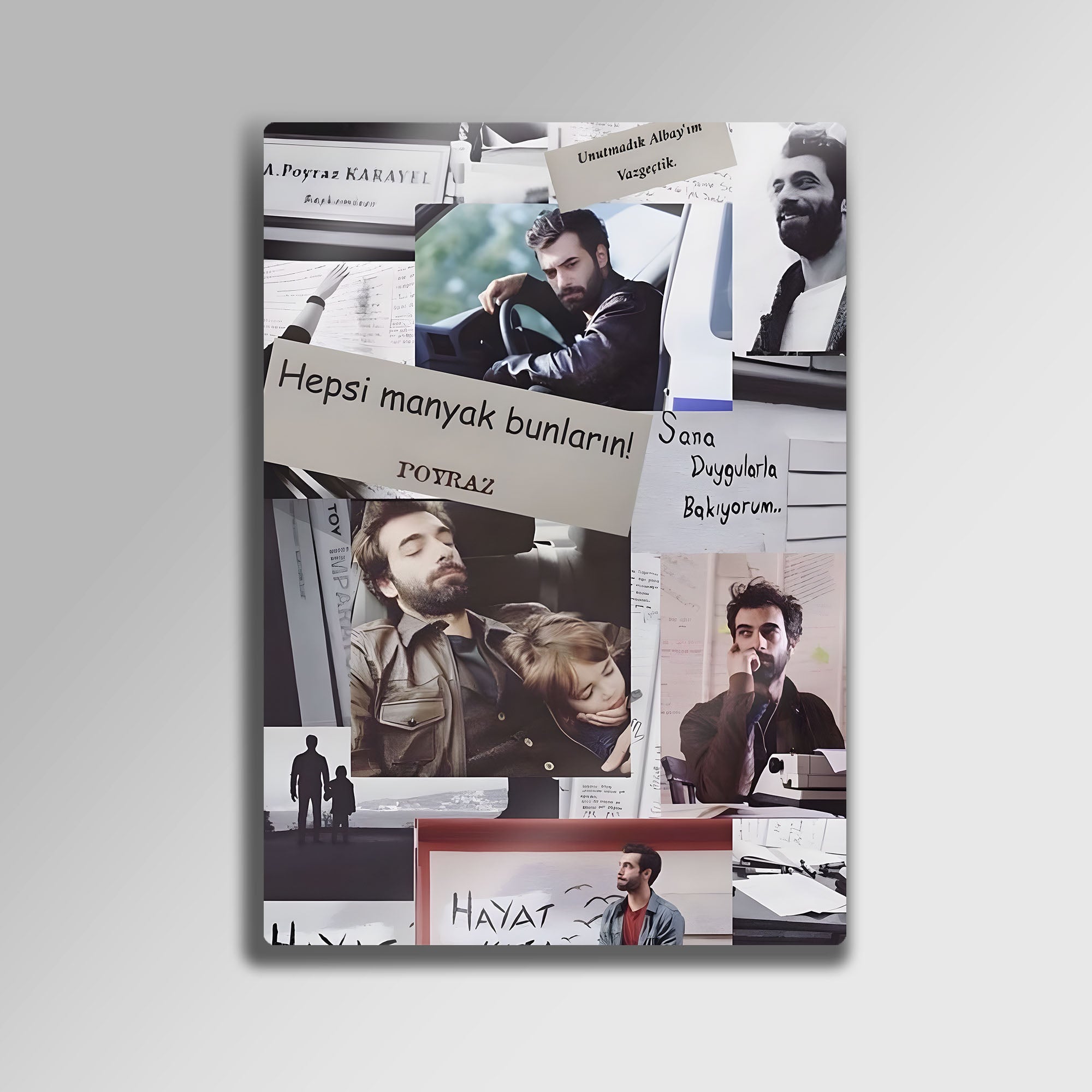 Poyraz Karayel Kolaj - Metal Tablo