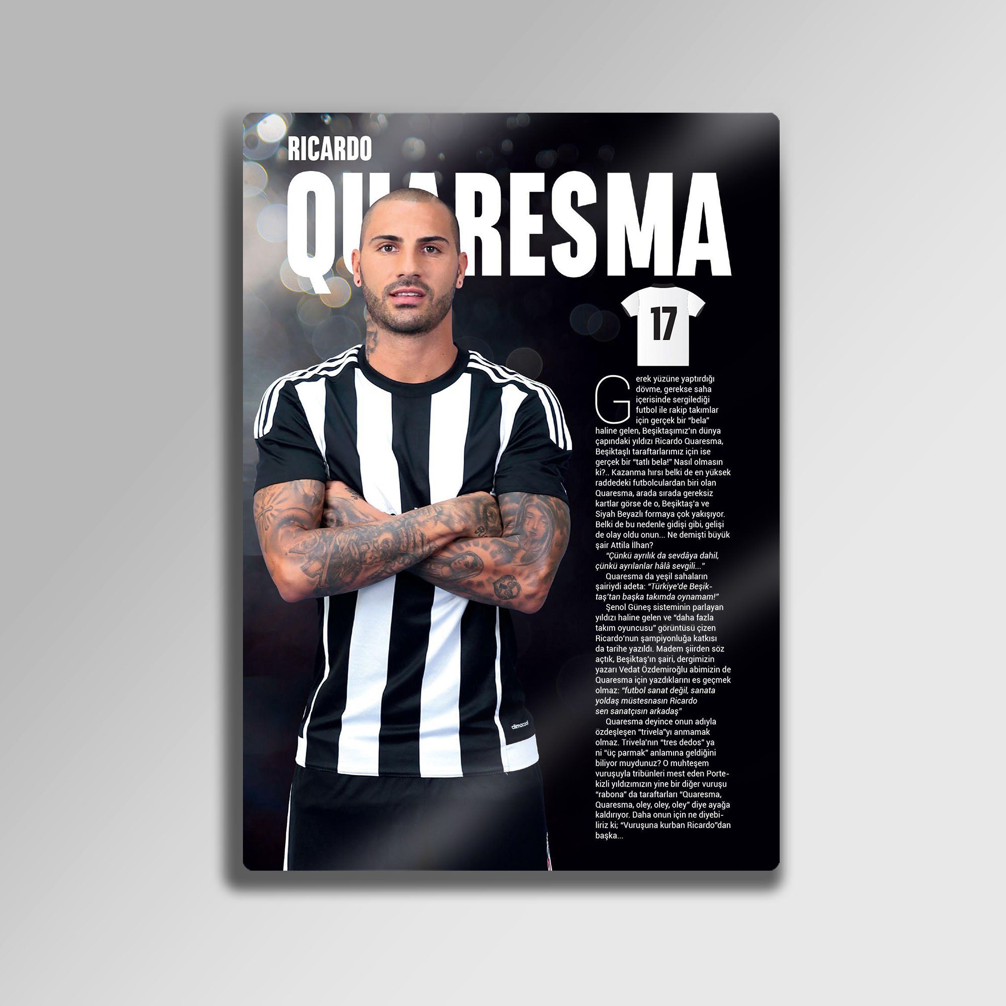 Ricardo Quaresma 17 - Metal Tablo