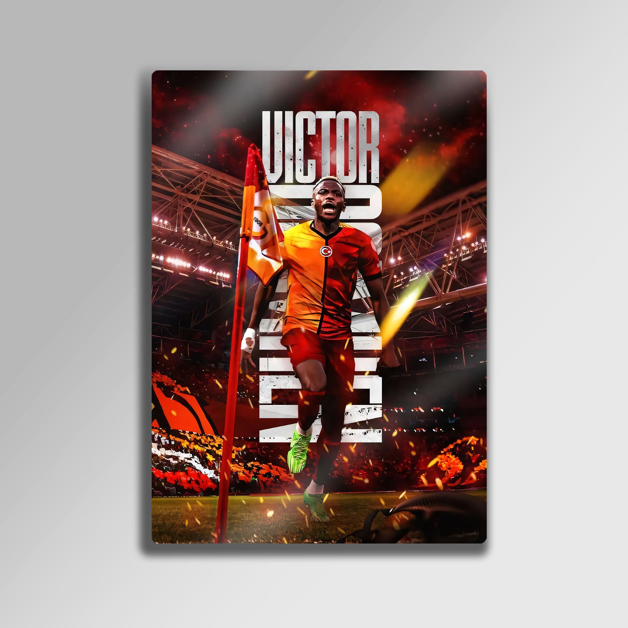 Victor Osimhen - Metal Tablo