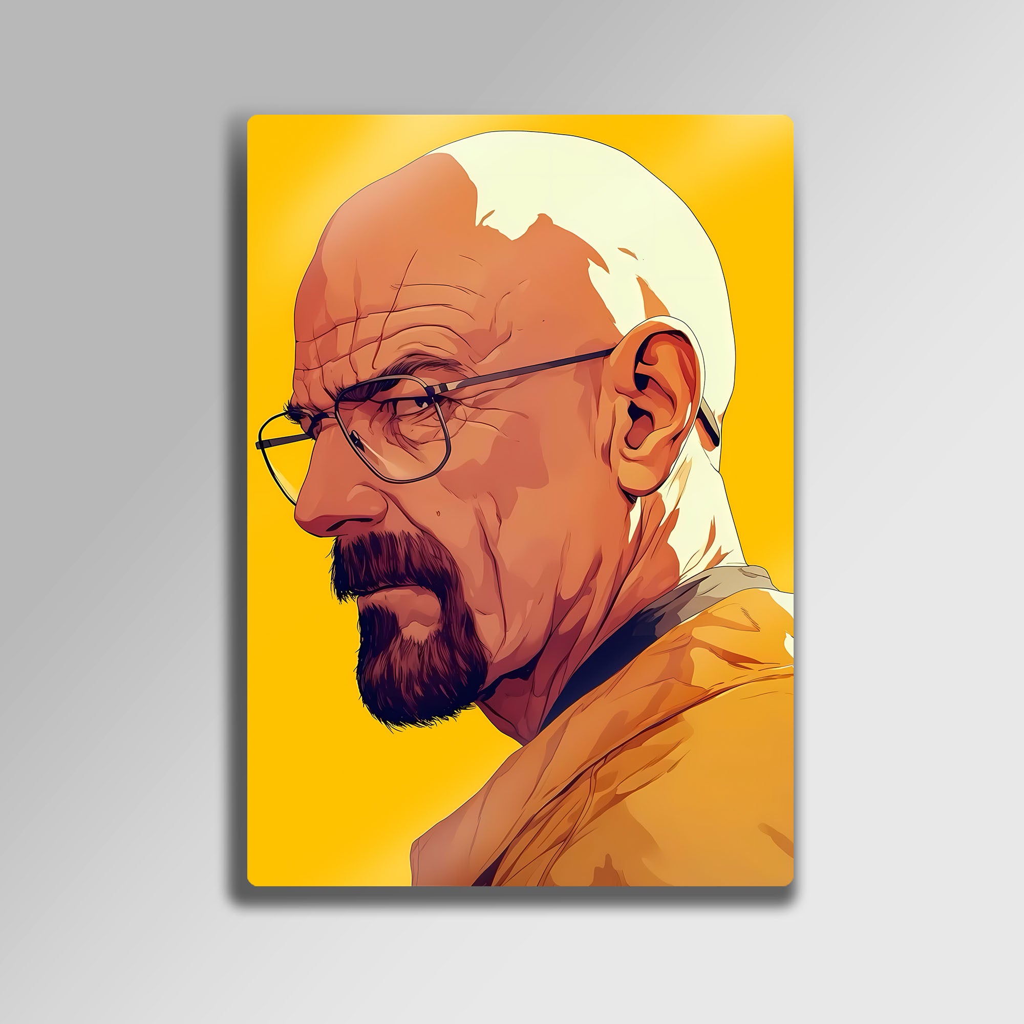 Heisenberg Walter White, Breaking Bad - Metal Tablo – Dekorhane