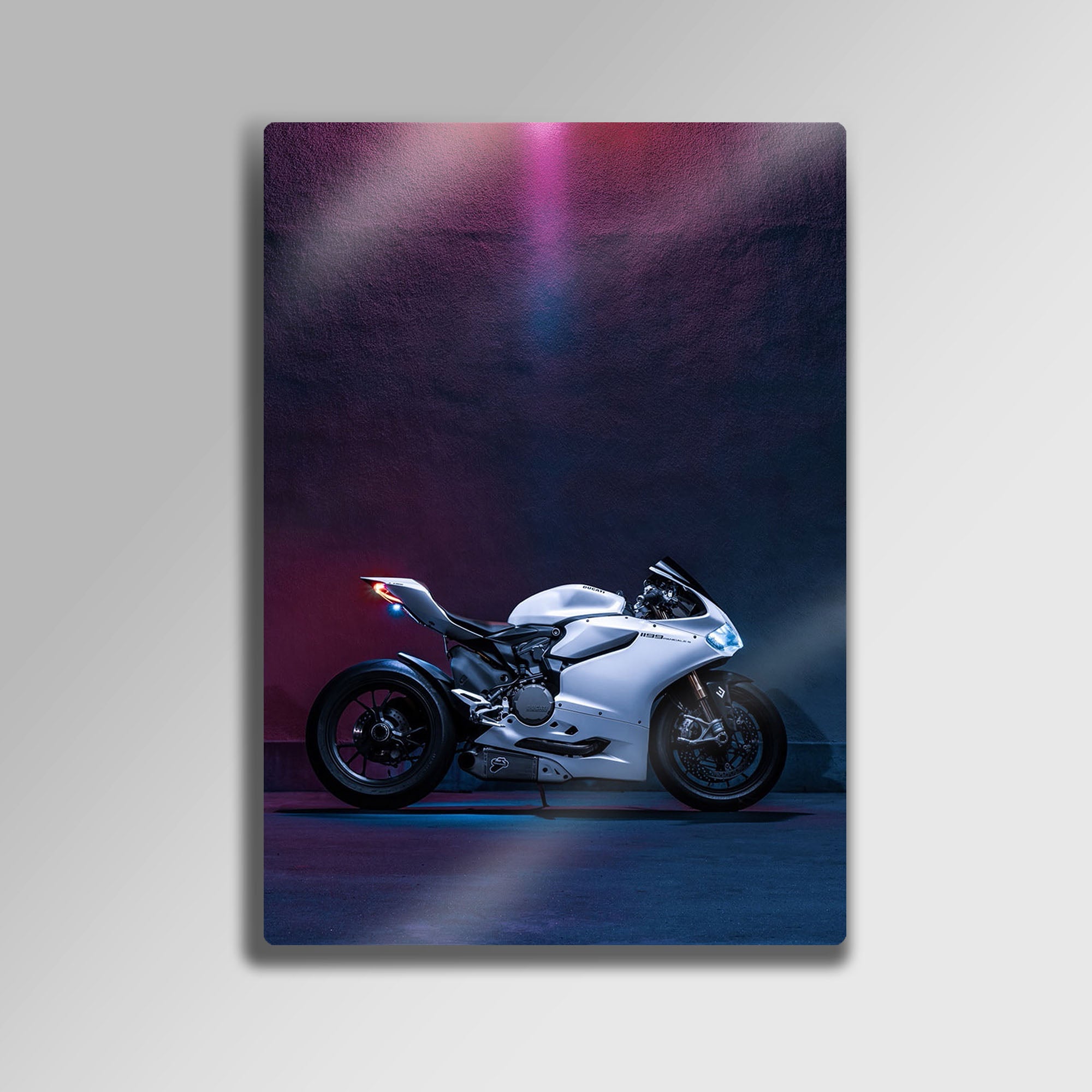 Ducati Panigale 1199 - Metal Tablo