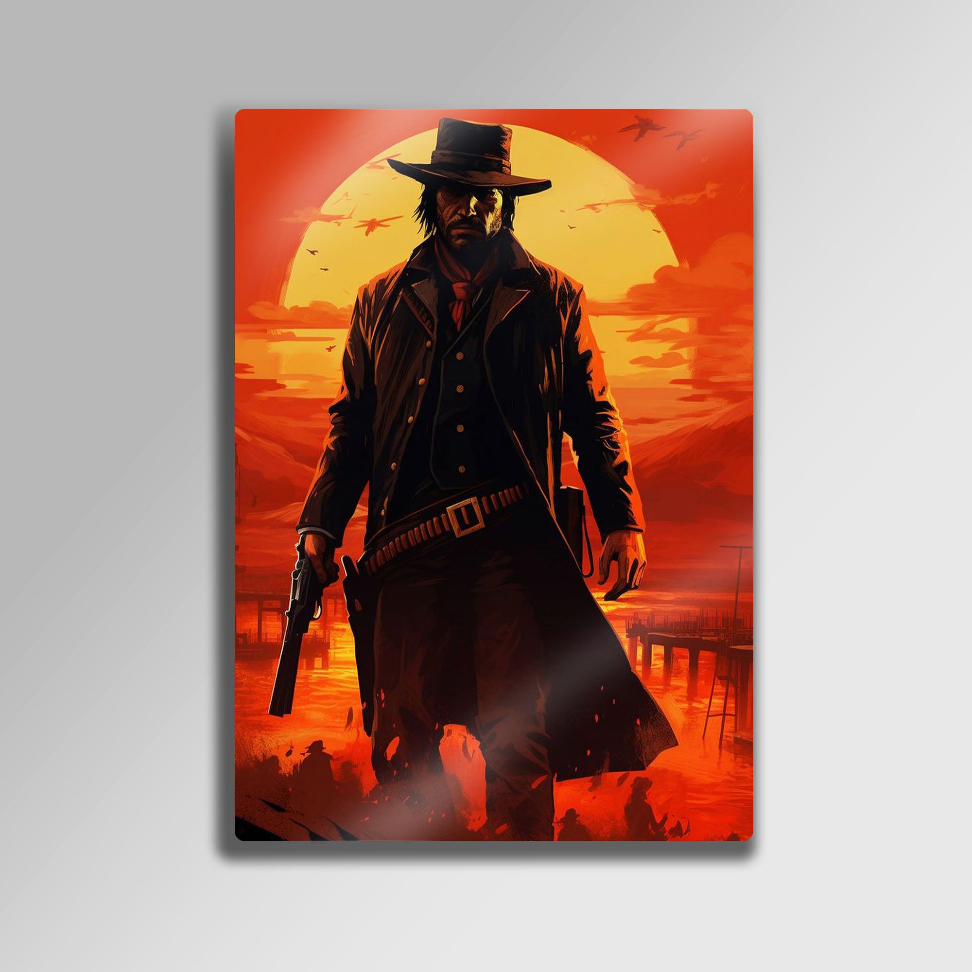 Red Dead Redemption 2 (RDR2) - Metal Tablo