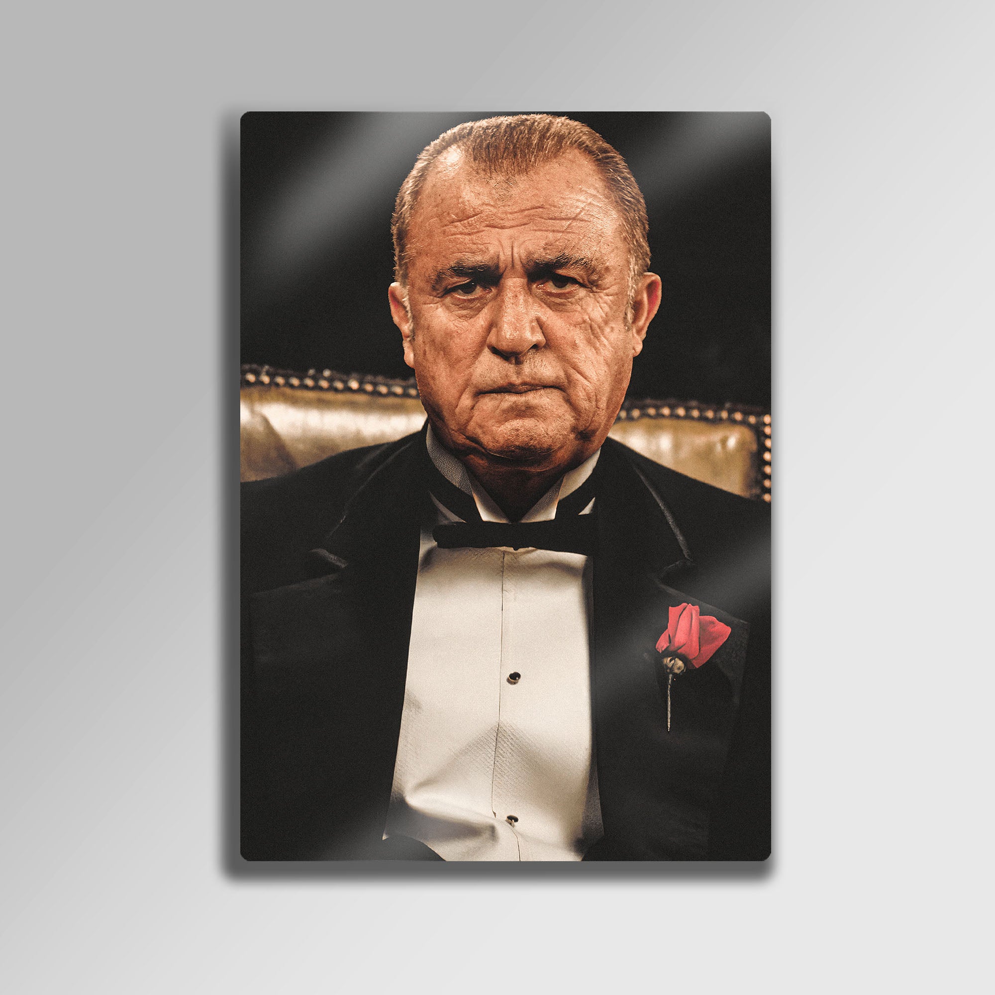 Fatih Terim "İmparator" The Godfather - Metal Tablo