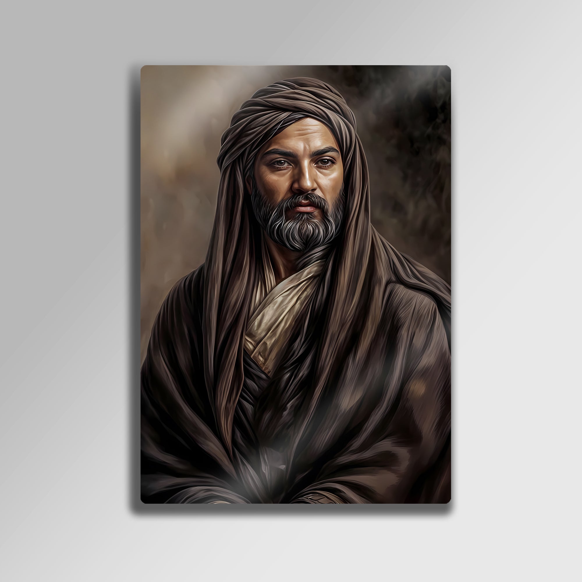 Hz. Ali Tablosu İslam Tarihi Portre Tasarım - Metal Tablo