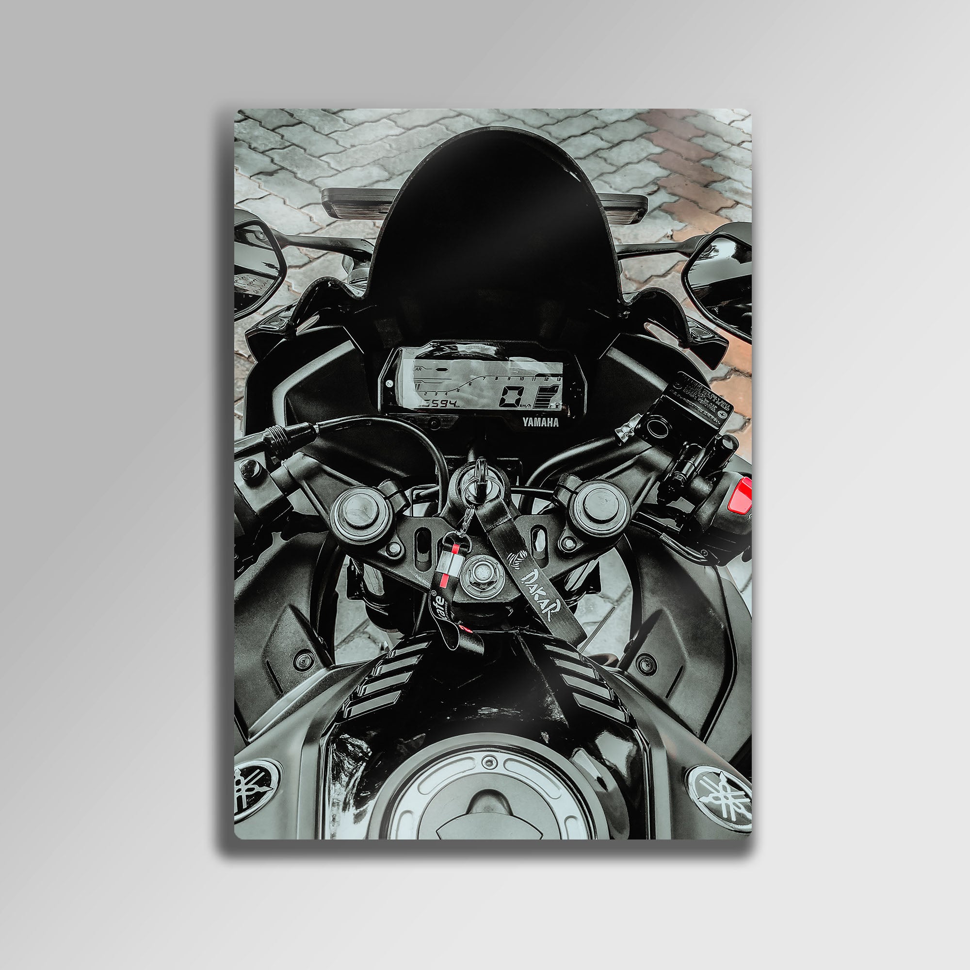Yamaha R Serisi Kokpit - Metal Tablo