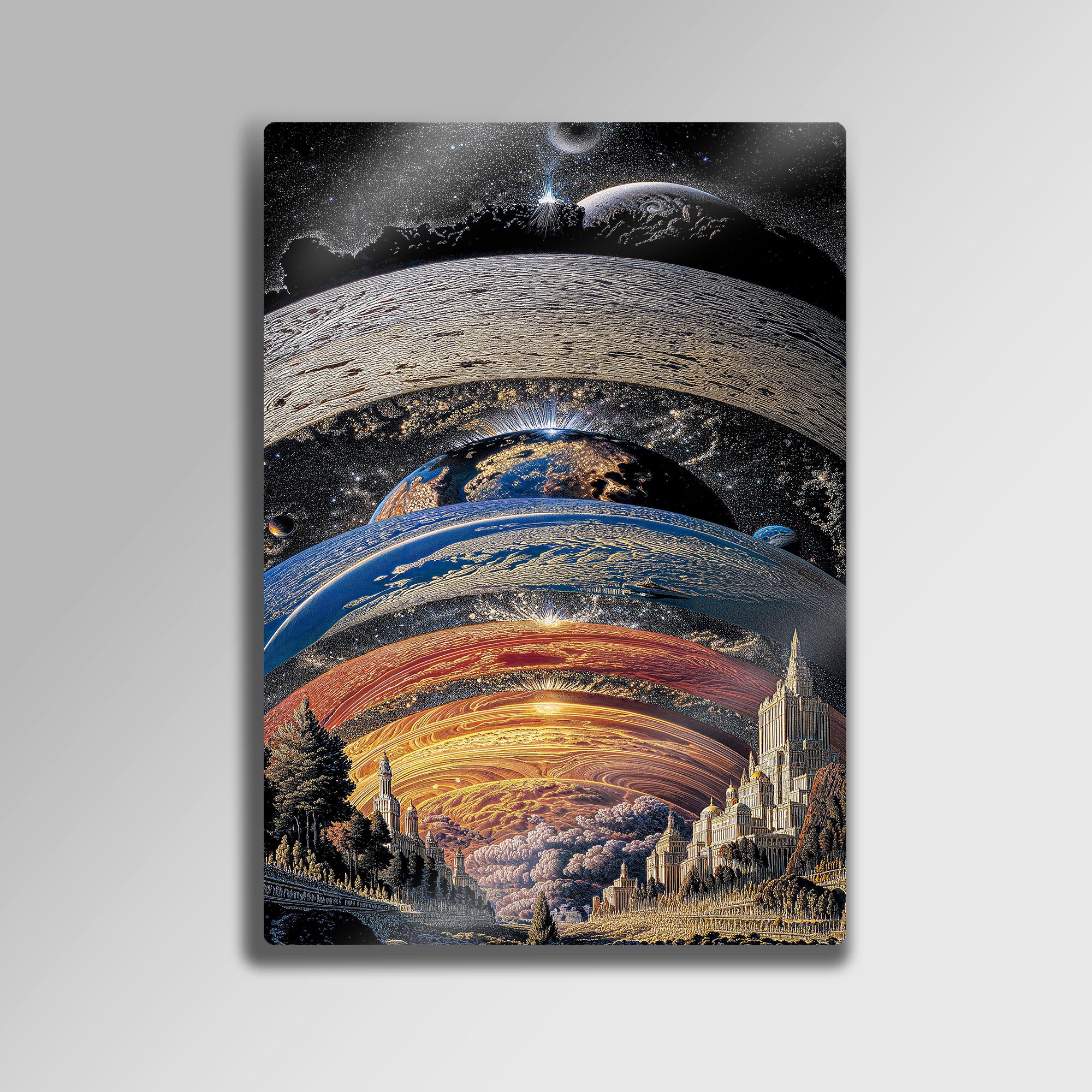 Kozmik Katmanlar - Metal Tablo