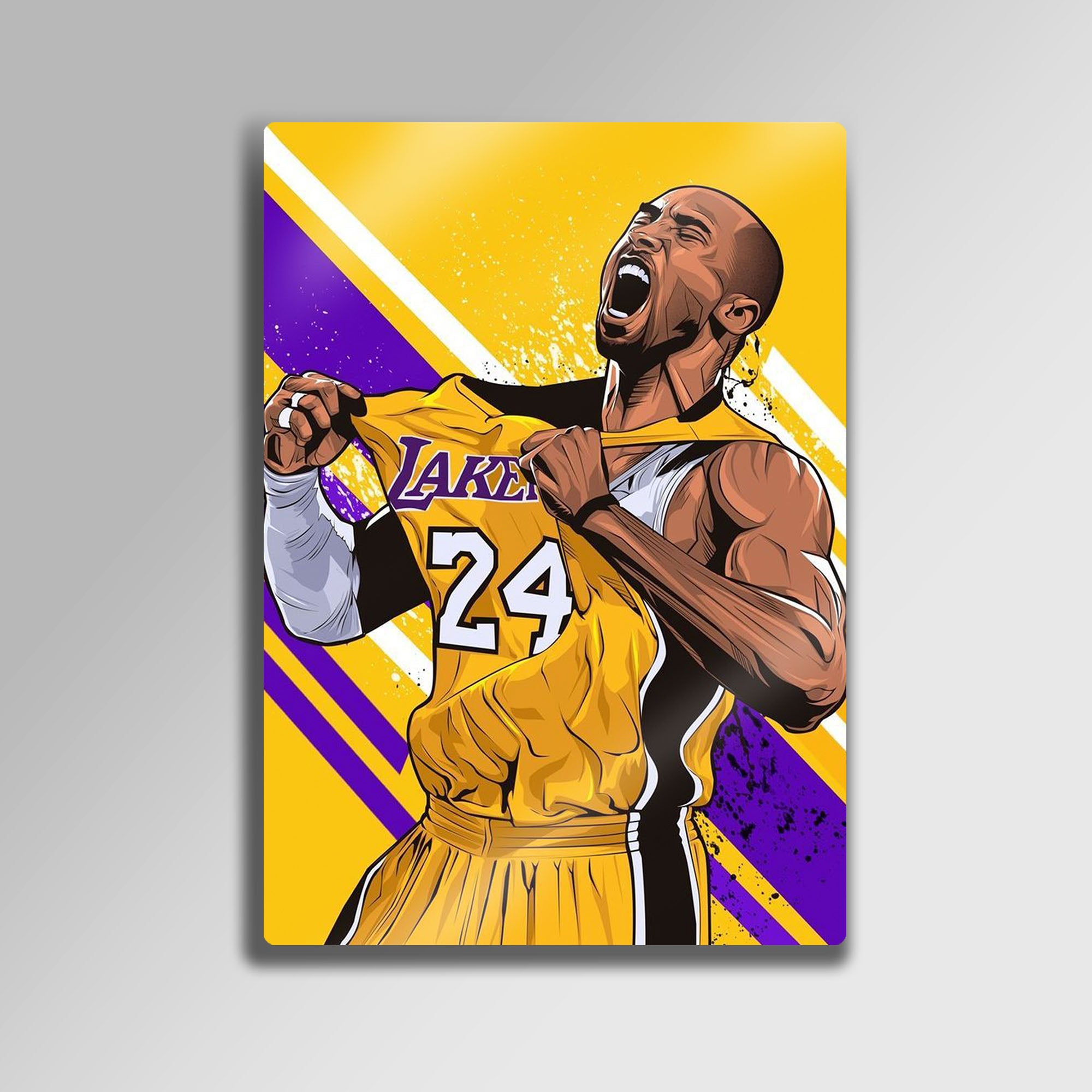 Kobe Bryant "Mamba Mentality" - Metal Tablo