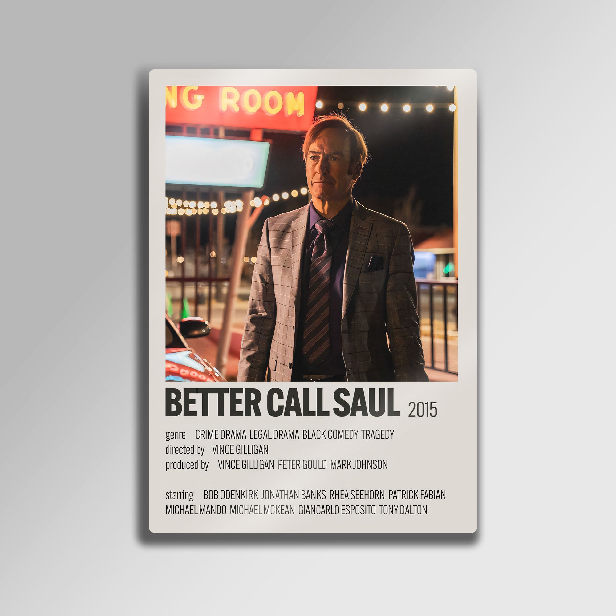 Better Call Saul Minimalist Dizi Posteri - Metal Tablo
