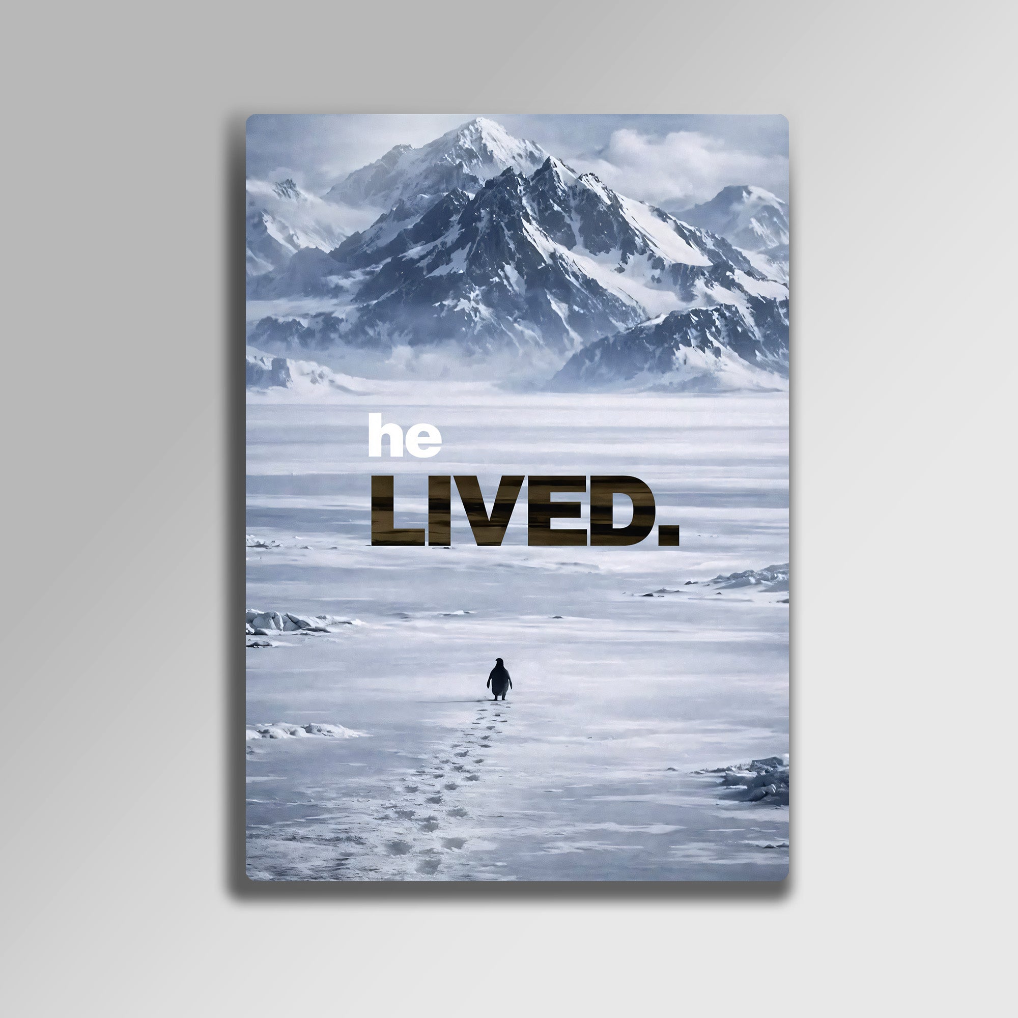 But Why, Nihilist Penguen, Penguin Motivasyon - Metal Tablo