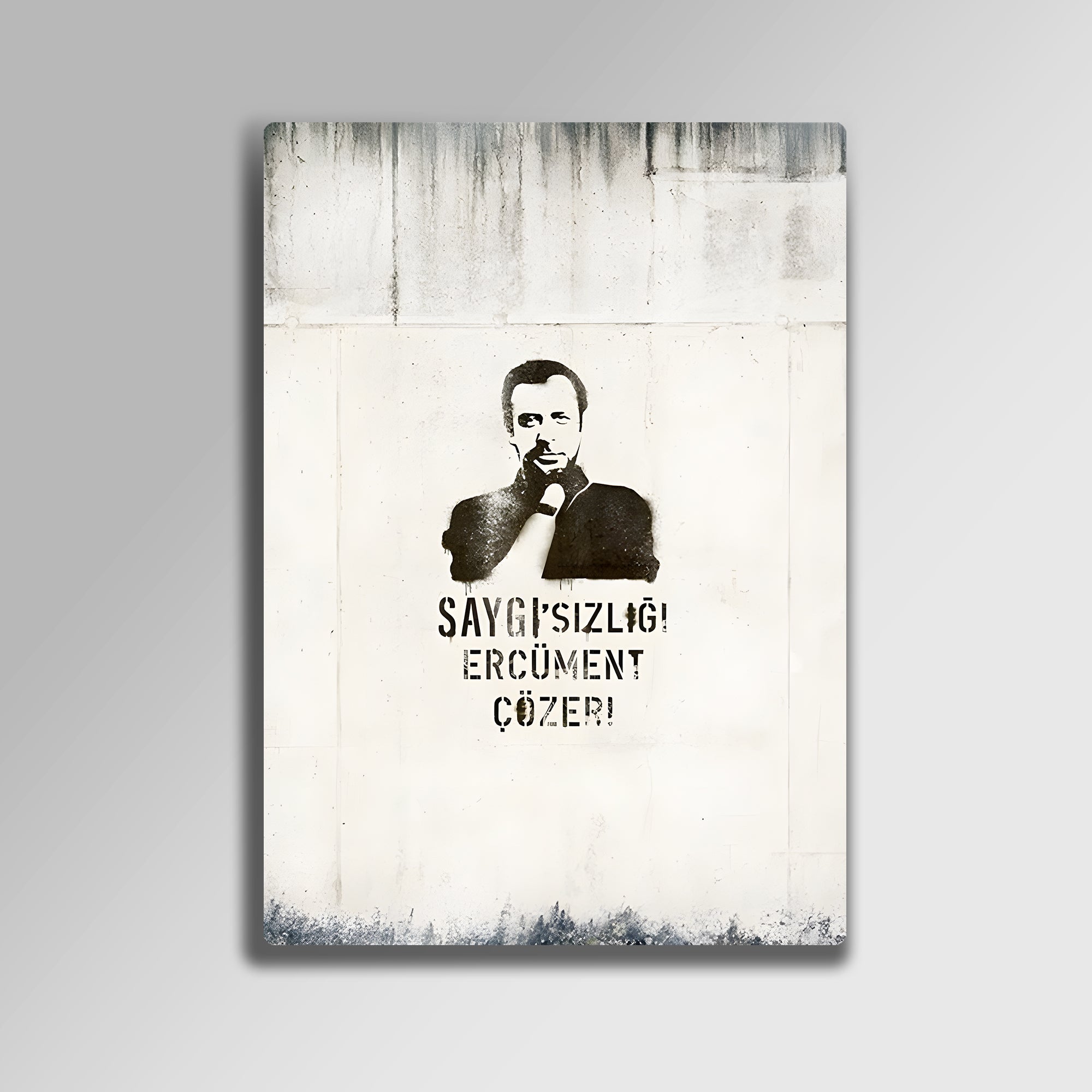 Ercüment Çözer Saygı - Metal Tablo