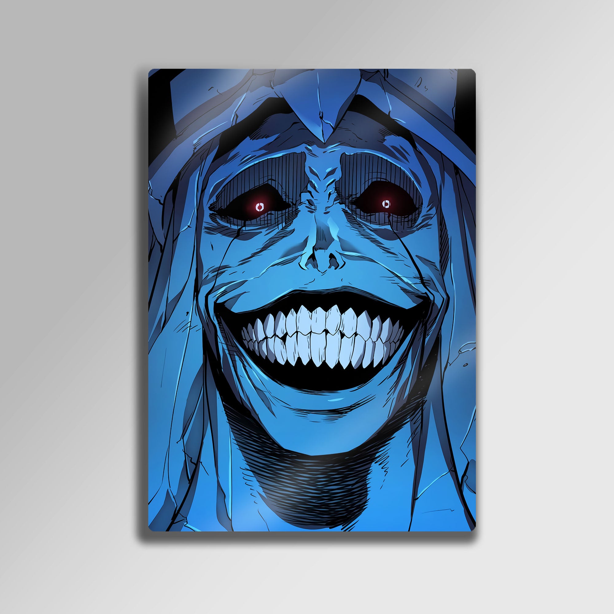 Solo Leveling "God Statue" - Metal Tablo