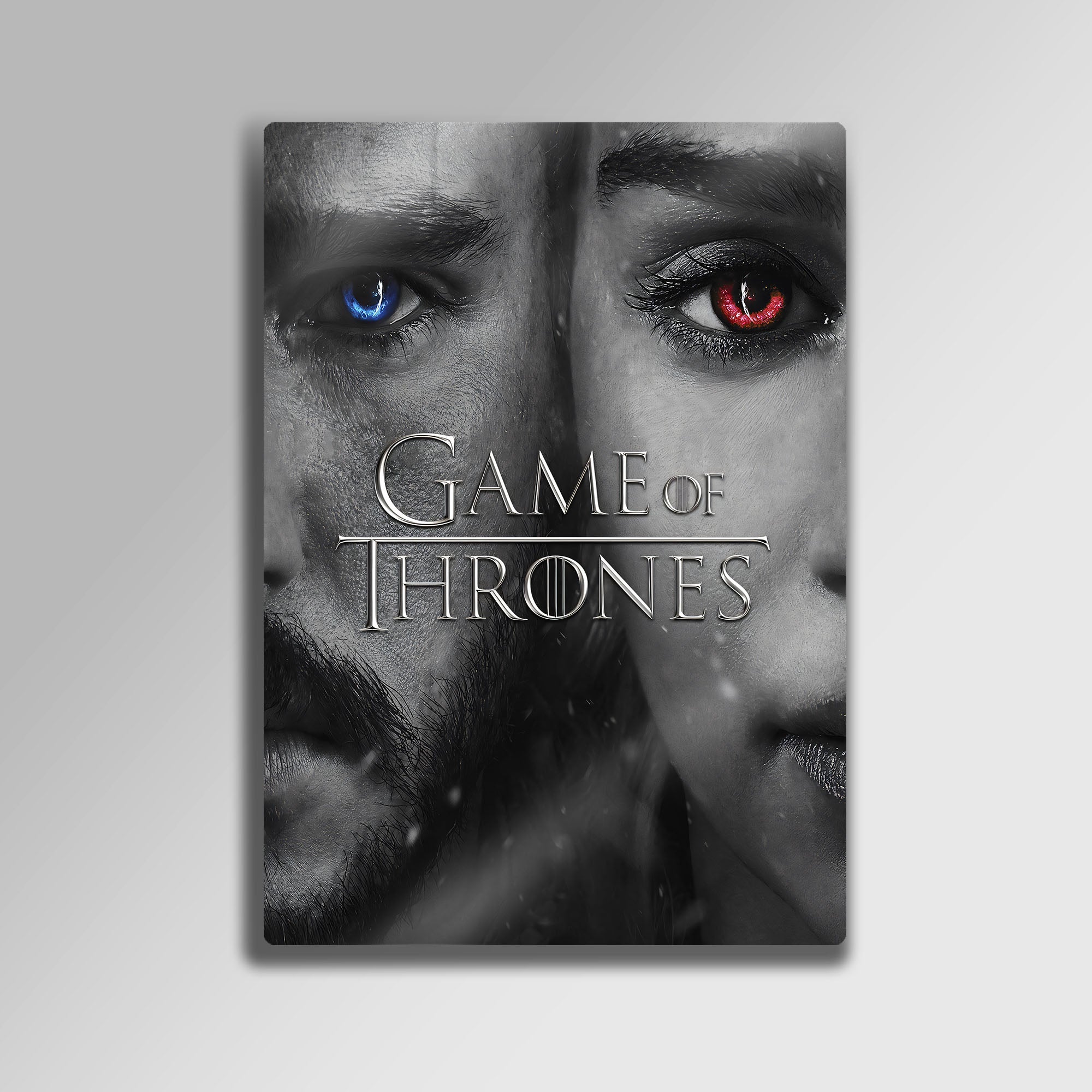 Game of Thrones, Jon Snow Daenerys - Metal Tablo