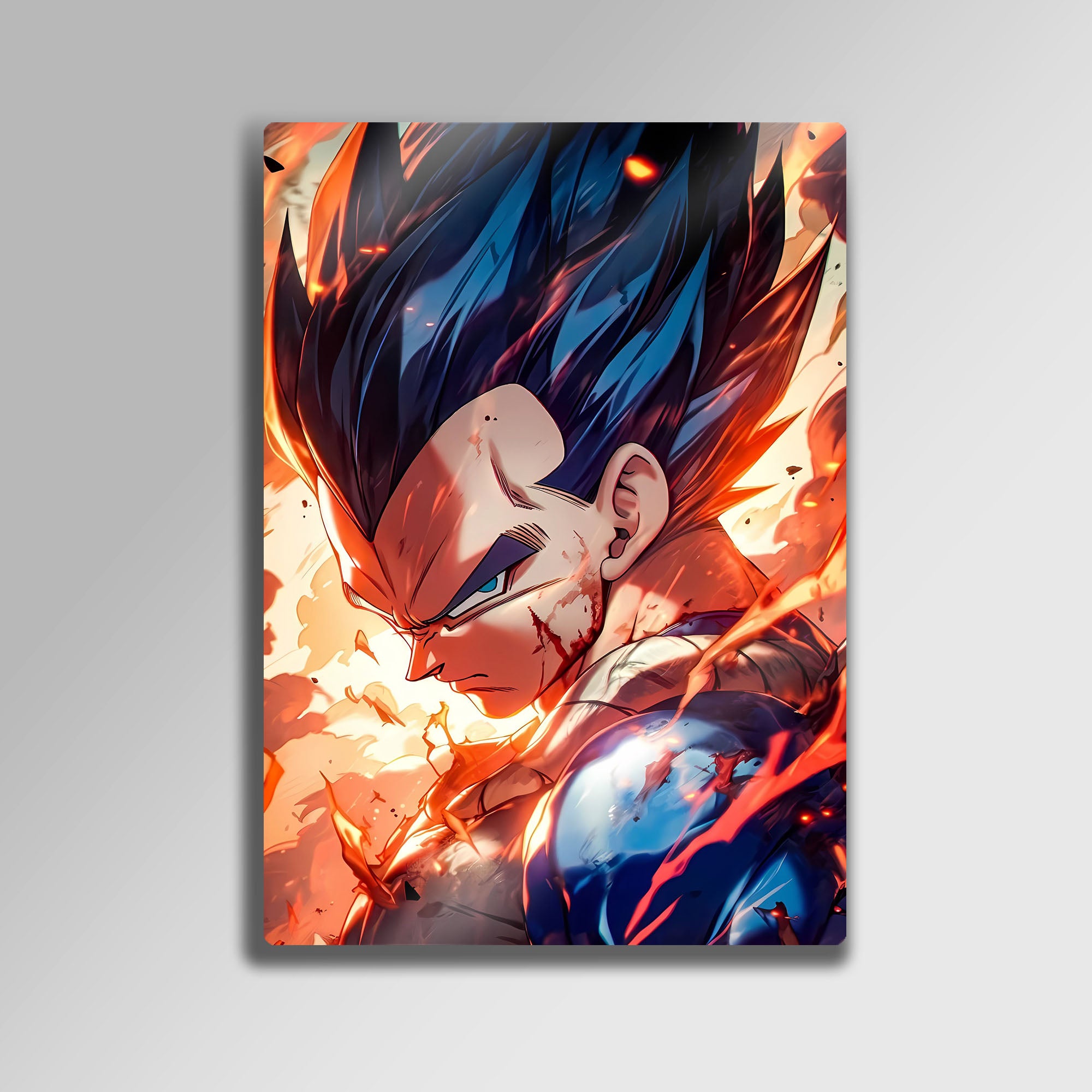 Dragon Ball Z Vegeta Ultra Ego - Metal Tablo