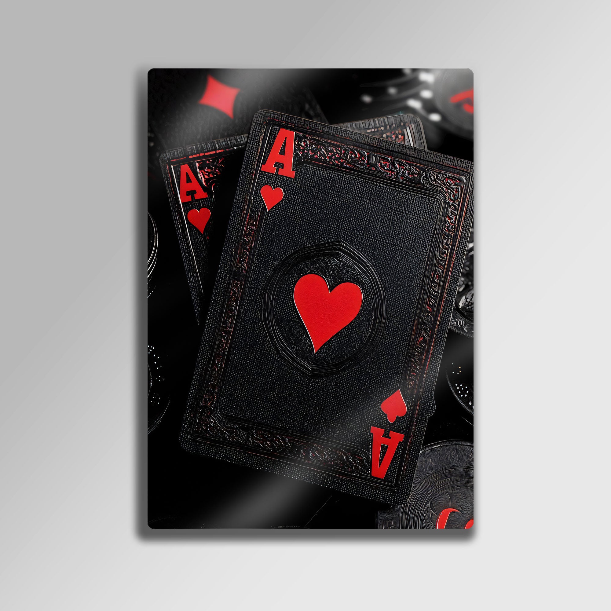 Kupa Ası Lüks - Metal Tablo