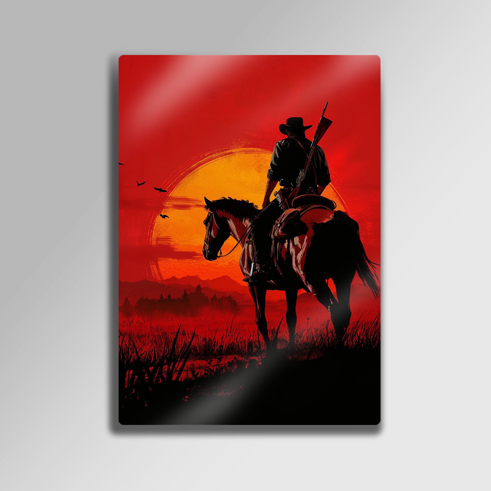 Red Dead Redemption 2 (RDR2) - Metal Tablo