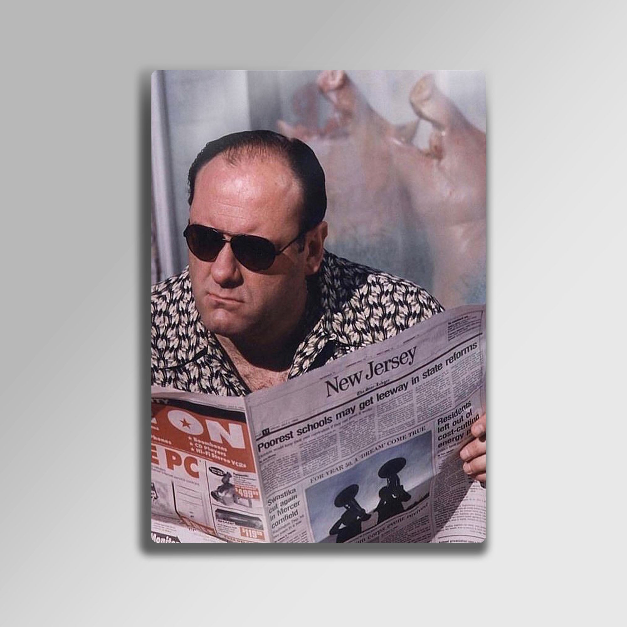 The Sopranos Tony Soprano - Metal Tablo