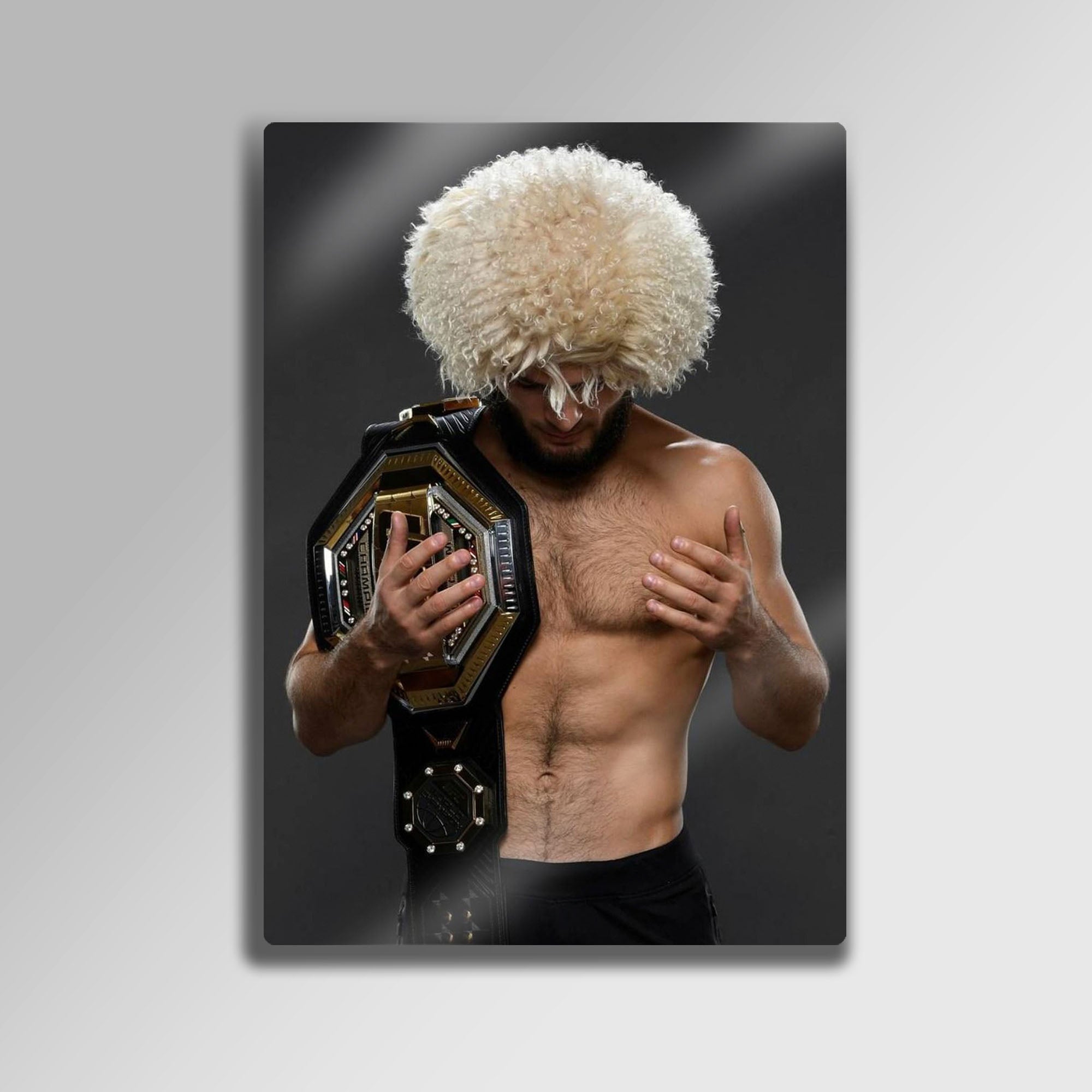 UFC Khabib Nurmagomedov MMA - Metal Tablo