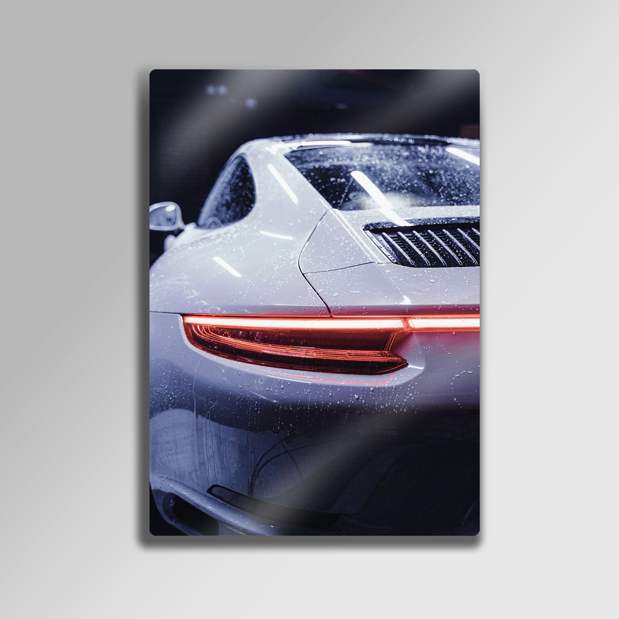 Porsche 911 Arka Tasarım - Metal Tablo