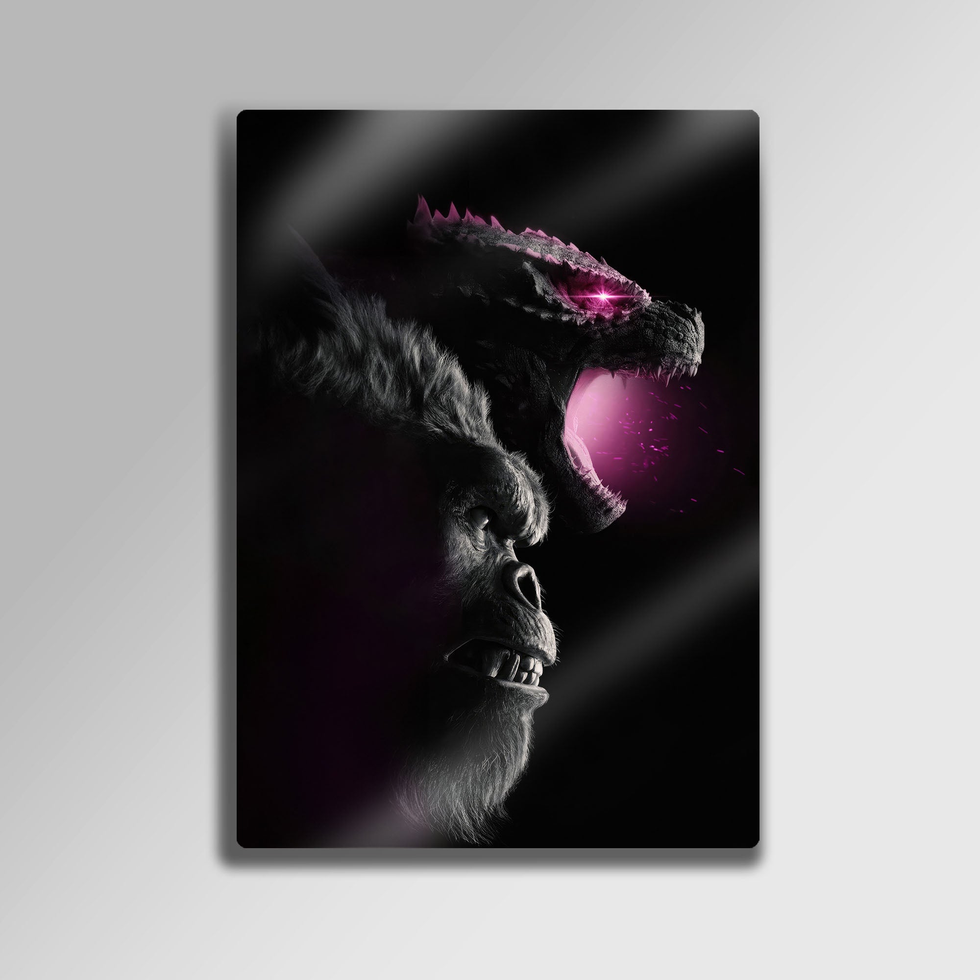 Godzilla x Kong - Metal Tablo