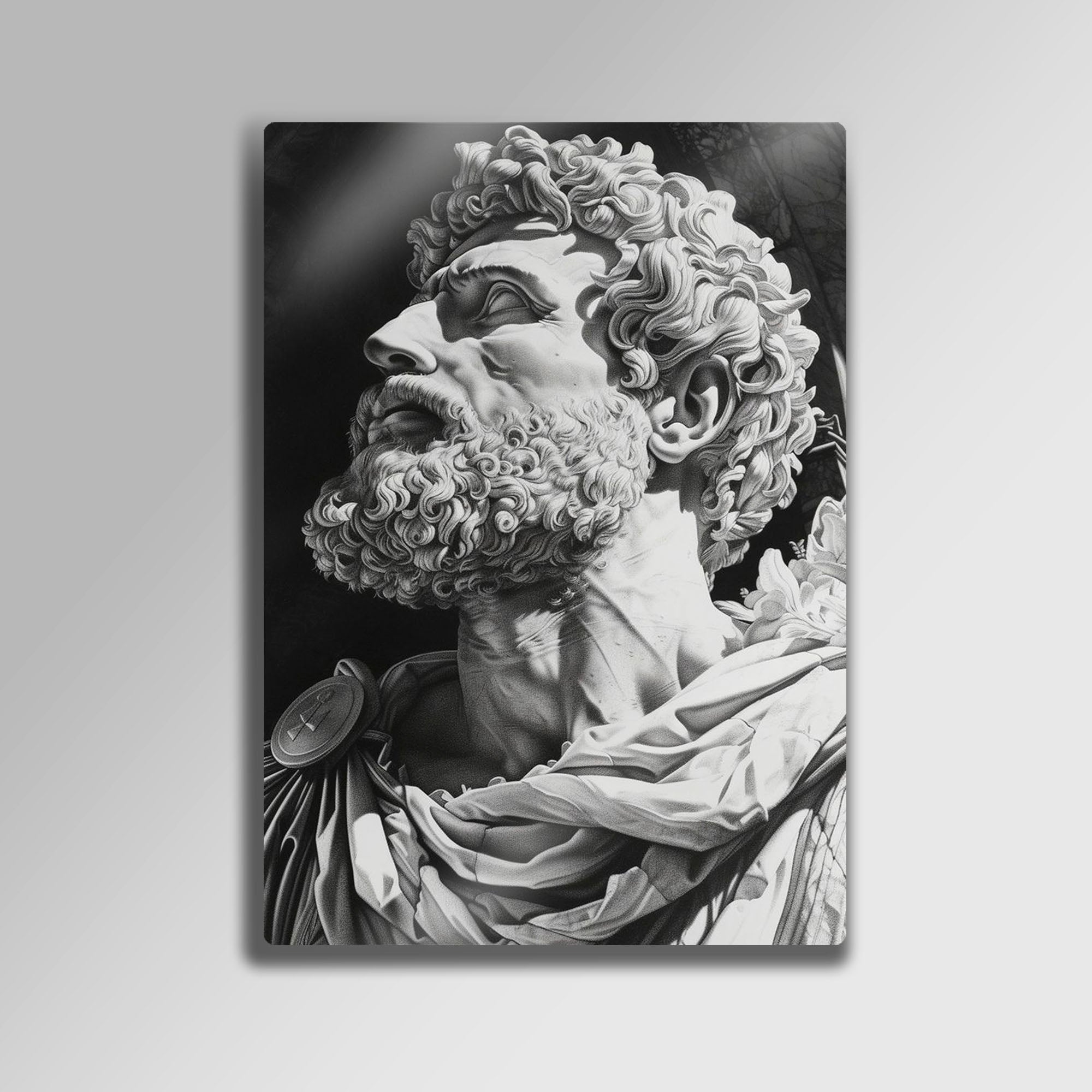 Aureliusページ Marcus Aurelius Heykeli - Metal Tablo – Dekorhane
