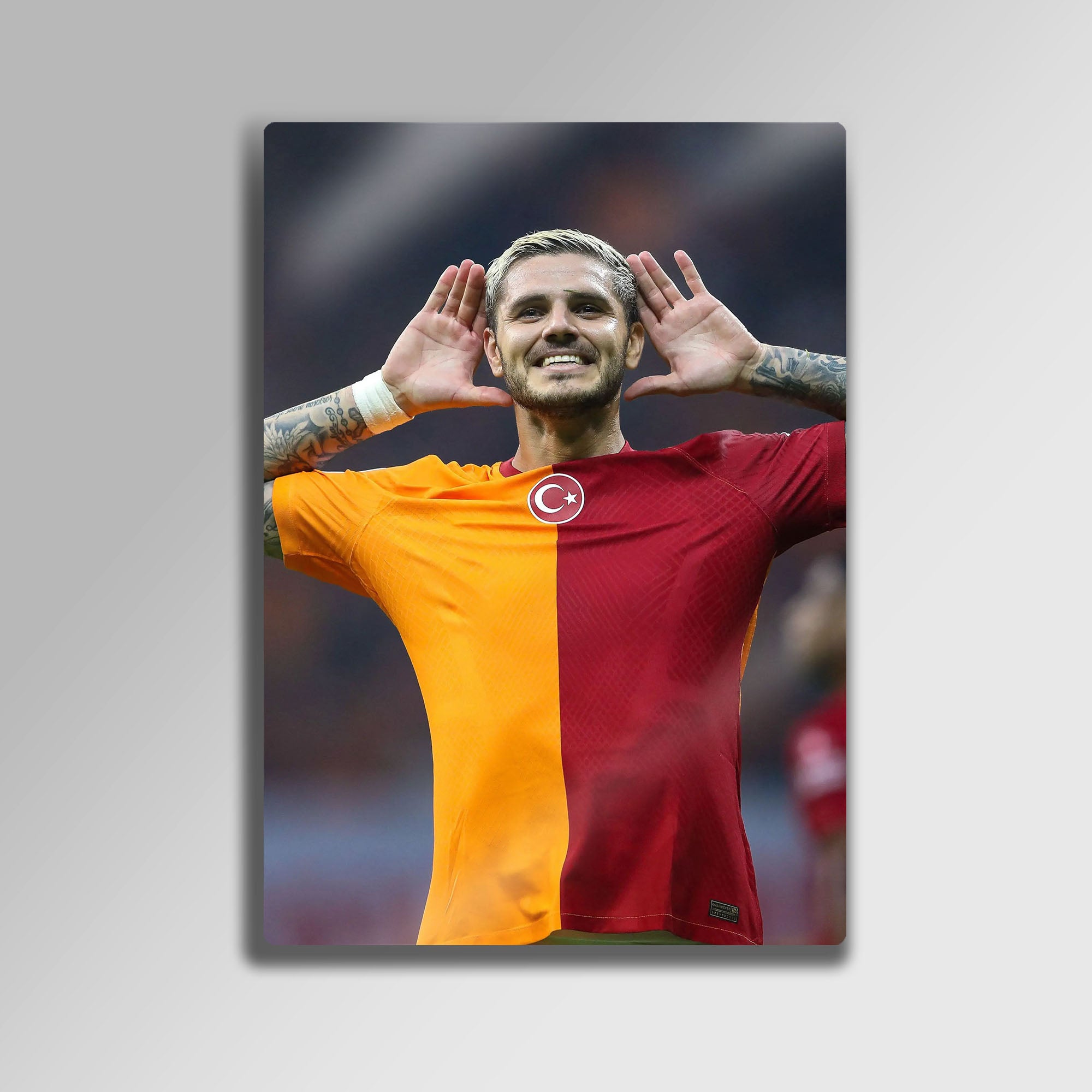 Mauro Icardi Gol Sevinci - Metal Tablo