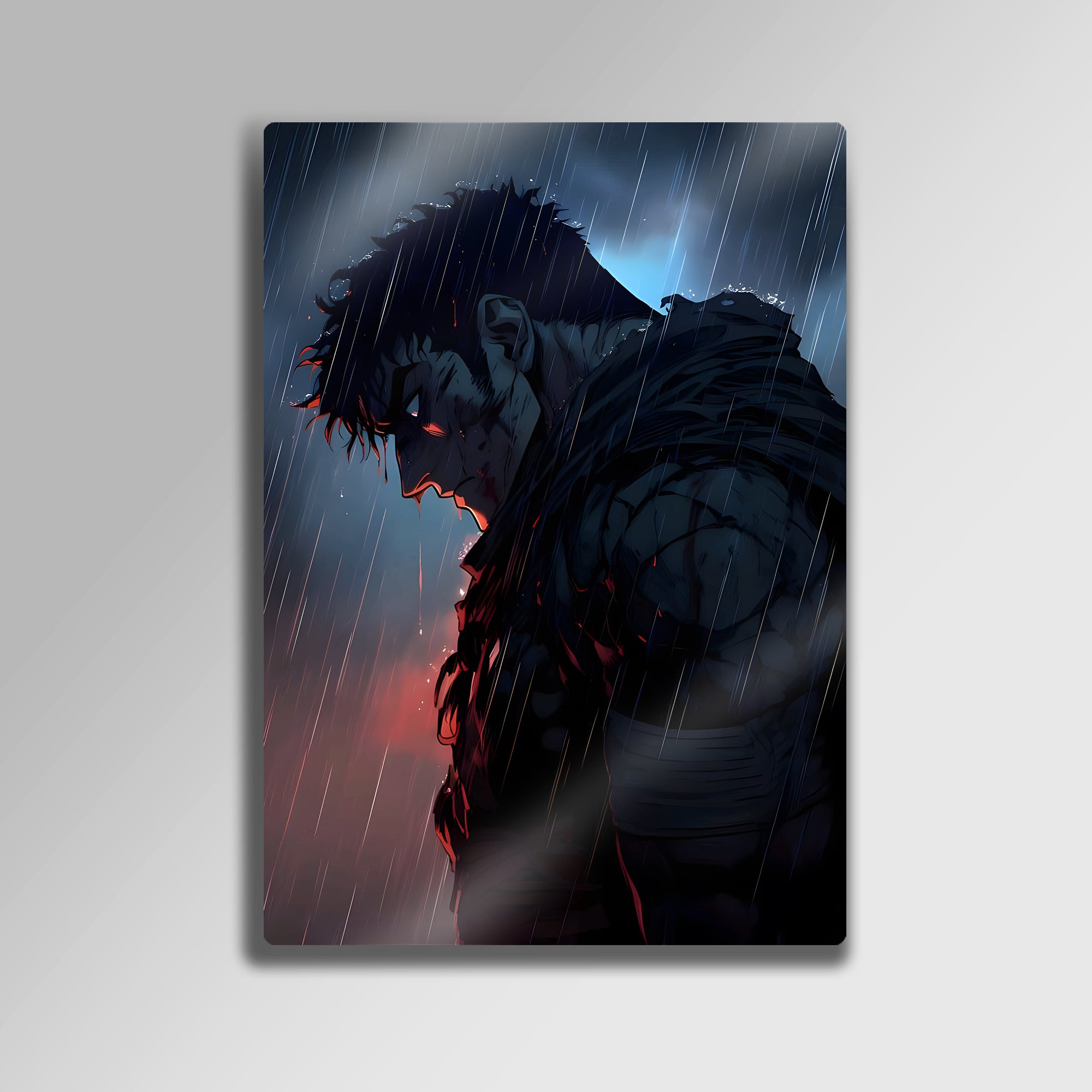 Berserk Guts Metal Anime - Metal Tablo