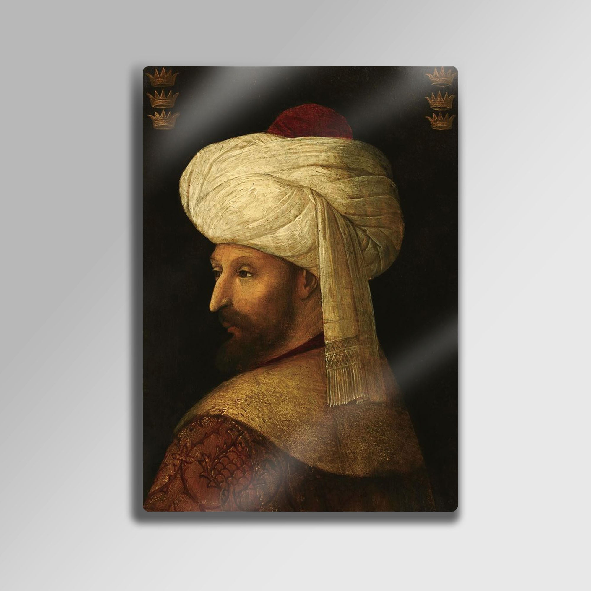 Fatih Sultan Mehmet - Metal Tablo