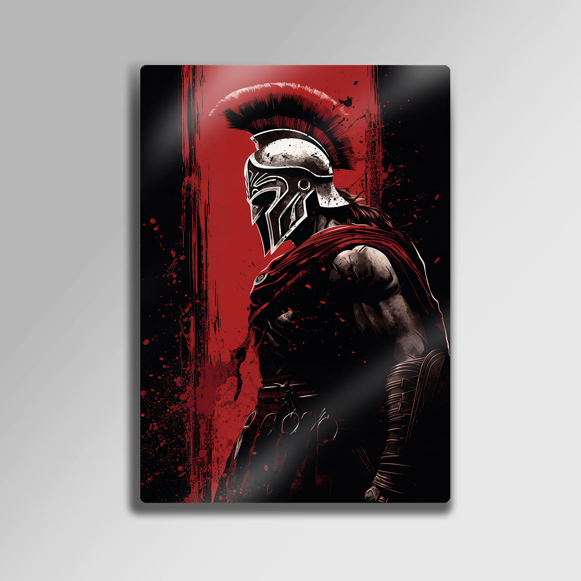 Spartalı Savaşçı - Metal Tablo