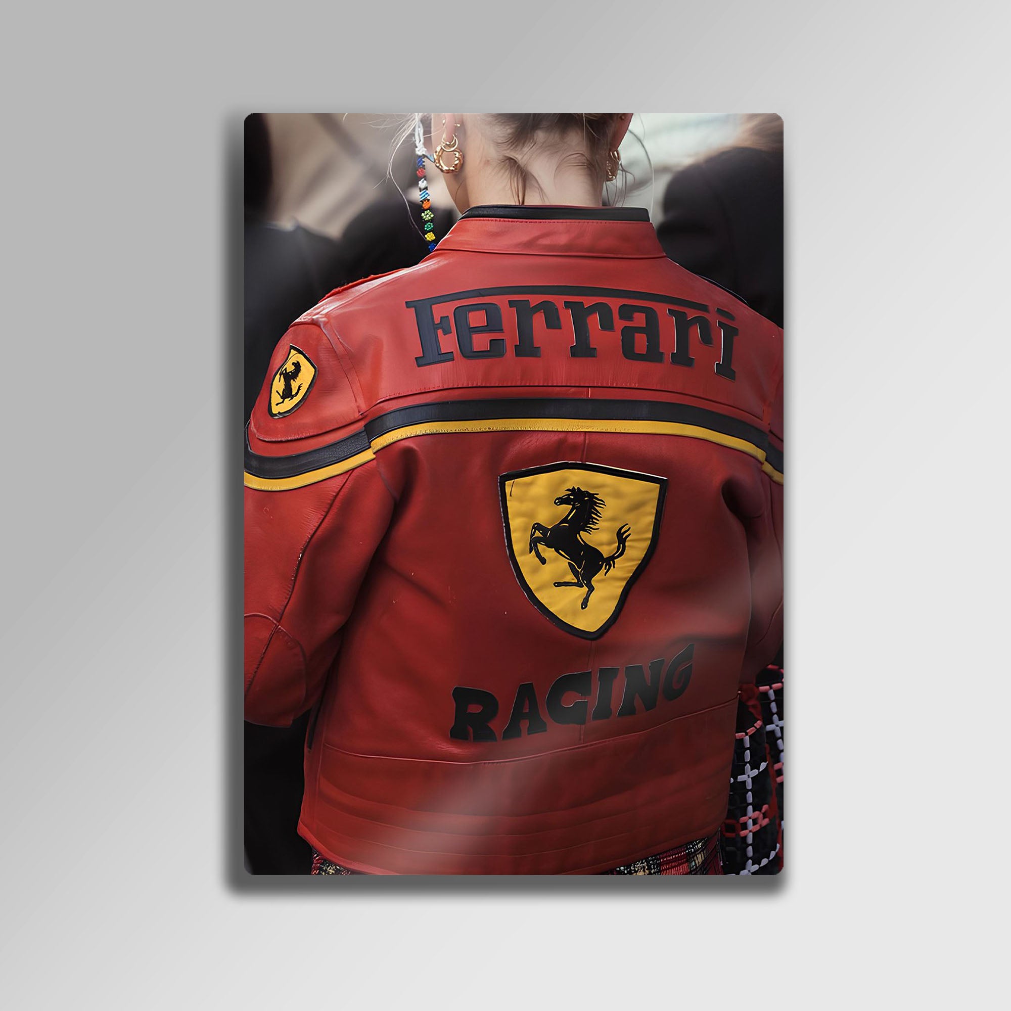 Ferrari Racing - Metal Tablo