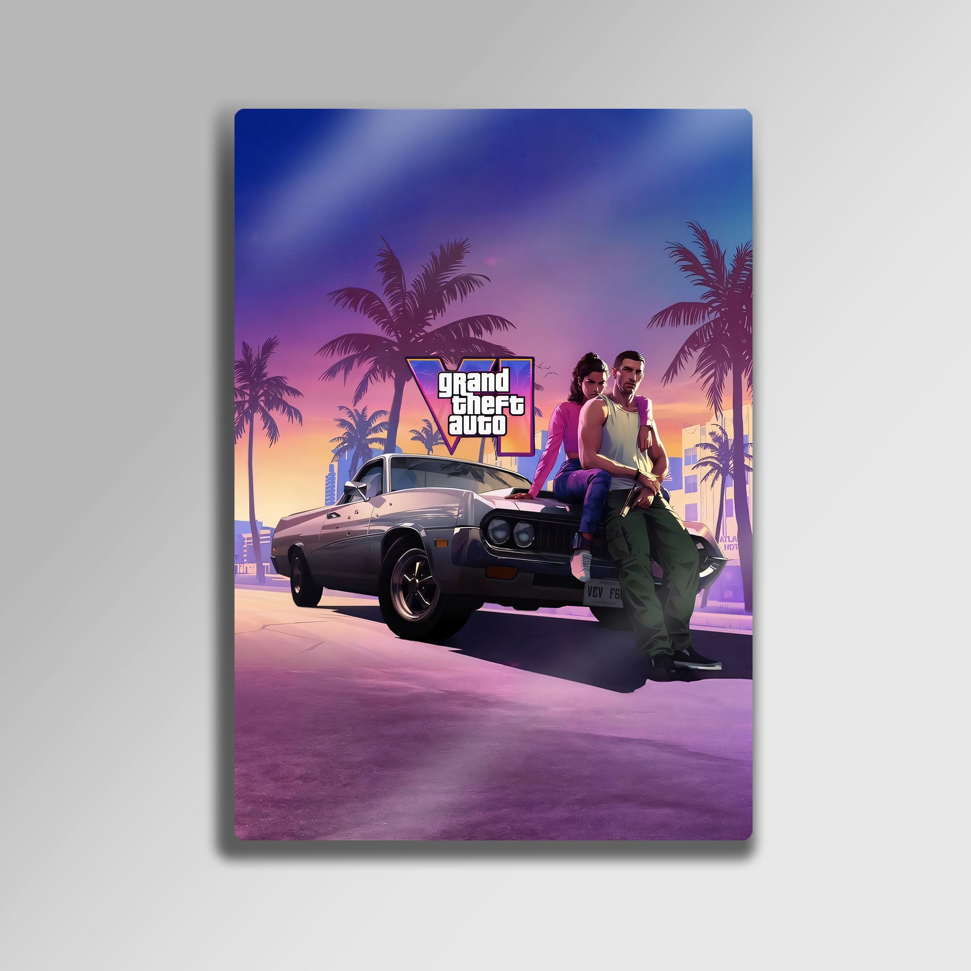 GTA 6, Grand Theft Auto VI - Metal Tablo