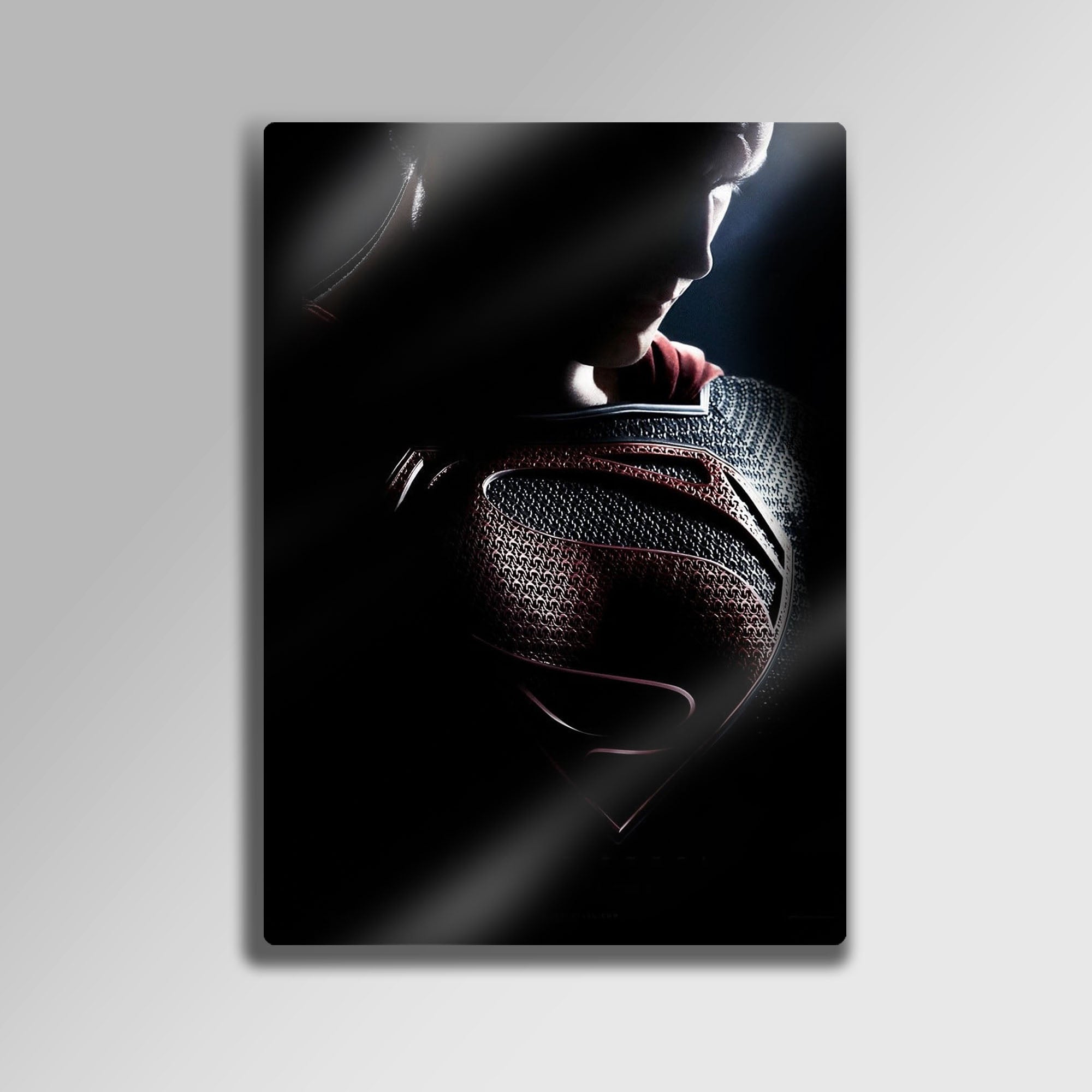 Man of Steel Superman Logo - Metal Tablo